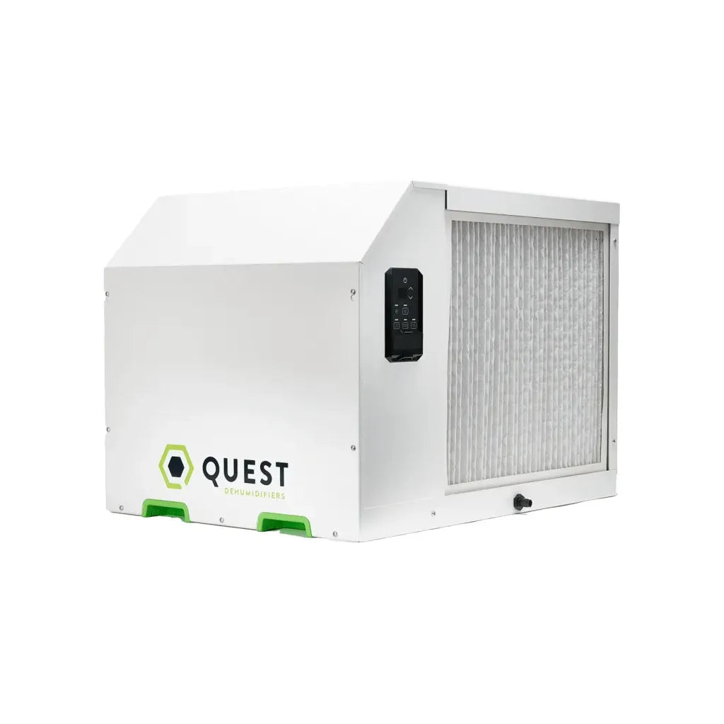 Quest 335 Dehumidifier — 350 Pints/Day (70 Sq Ft) for Home, Basement, RV & Garage — Ultra Quiet & Energy Efficient Moisture Absorber