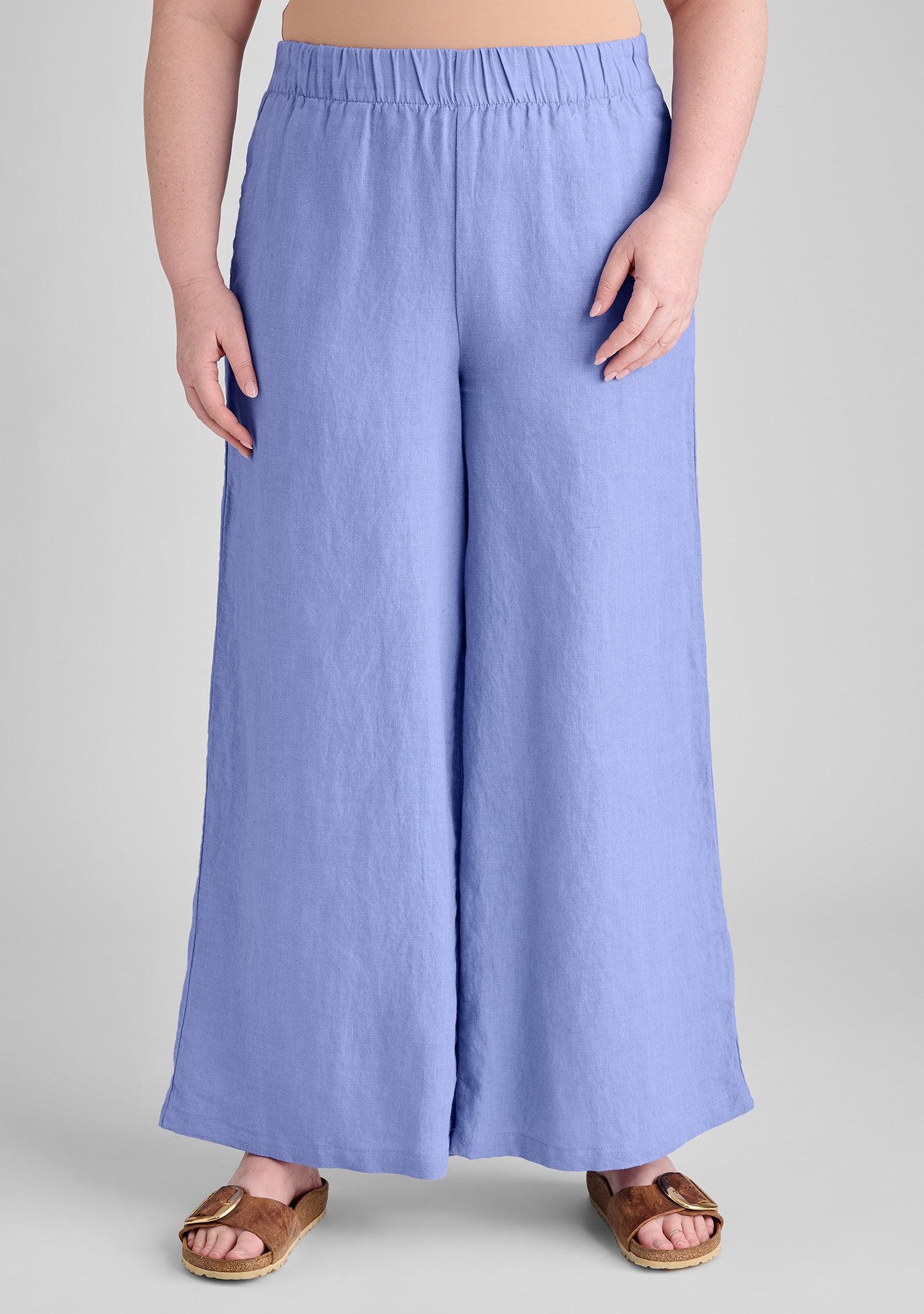 Carefree Pant - Full Length Linen Pants for Women | Comfortable & Breathable Summer Trousers | Perfect for Beach, Yoga, and Casual Wear