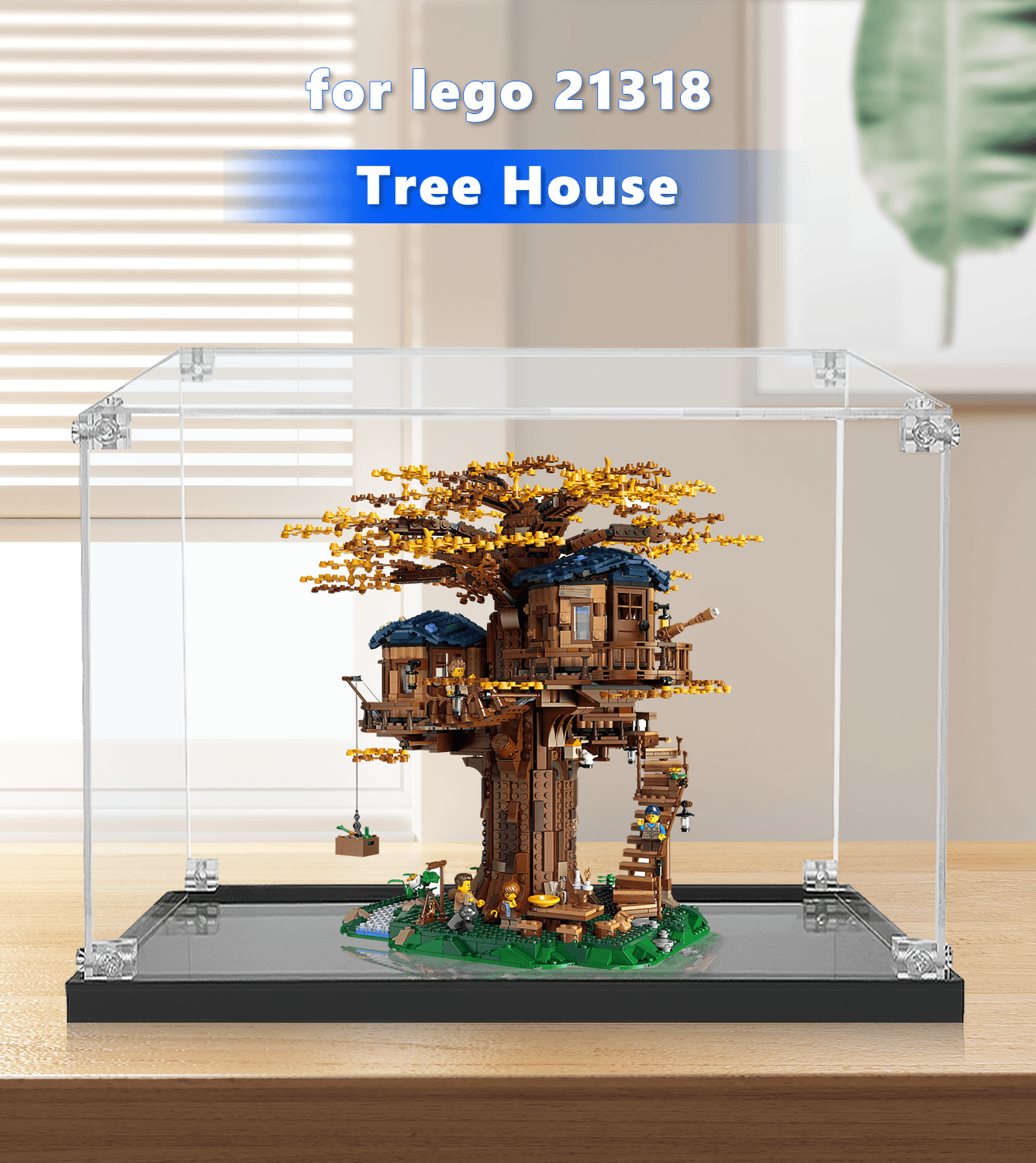 LEGO Ideas The Tree House 21318 Display Case - Premium Acrylic Showcase for LEGO Building Blocks - Perfect for Home Decoration & Collector's Showcase
