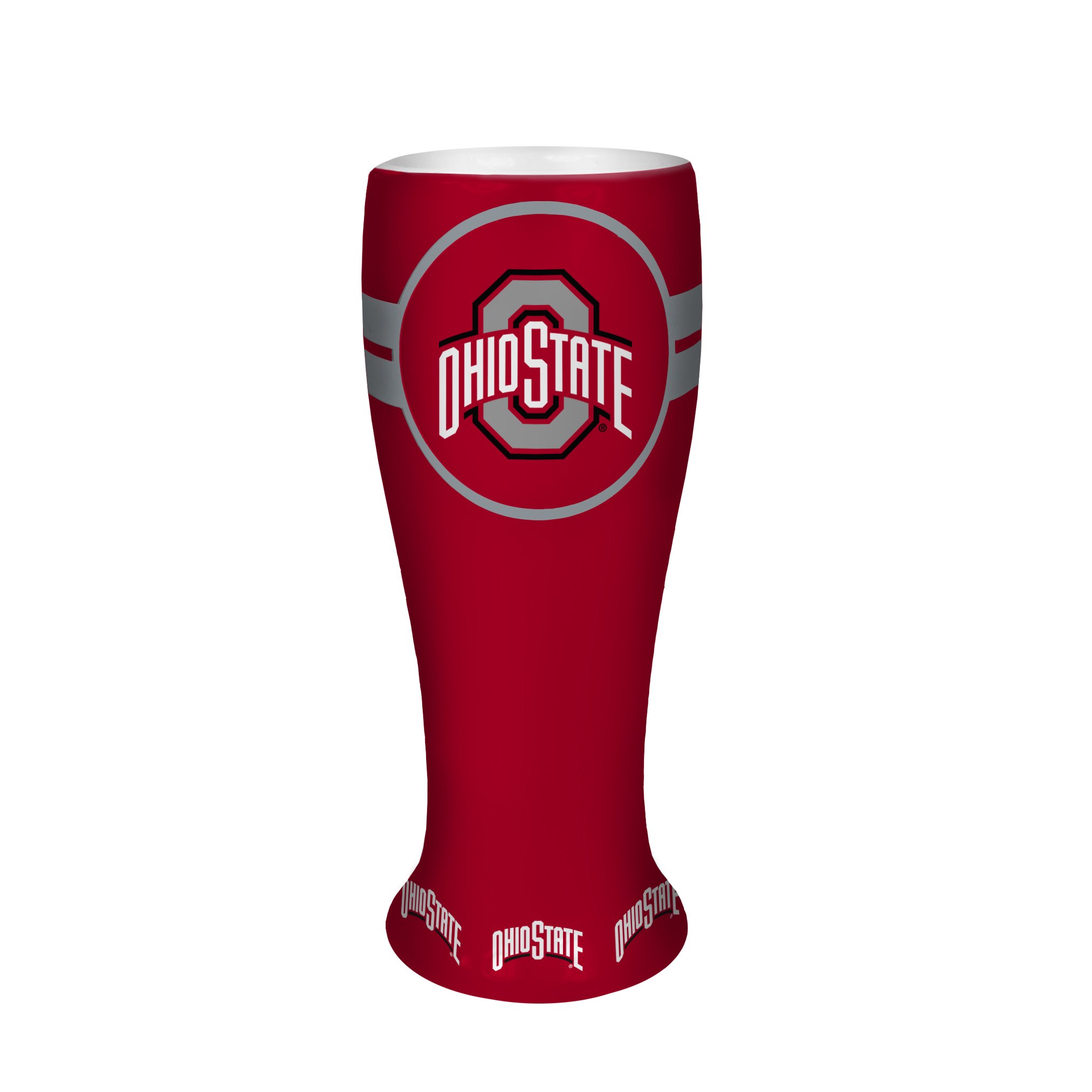 Boelter Brands NCAA Collectible Ceramic Pilsner Beer Glass - Officially Licensed College Team Souvenir for Game Day, Tailgating & Home Bar Decor