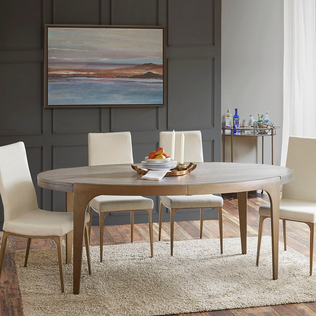 Captiva Modern Dining Chairs Set of 2 - Sturdy Wooden Side Chairs with Upholstered Seats - Perfect for Kitchen, Dining Room, and Breakfast Nook