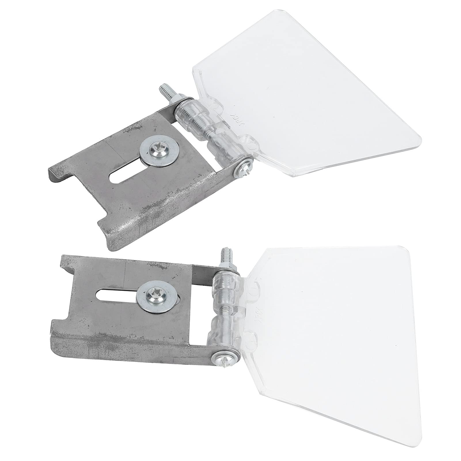 Fafeicy 2PCS Bench Grinder Eye Shield - 304 Stainless Steel Replacement Safety Guard for Power Bench Grinders | Workshop & Metalworking Protection
