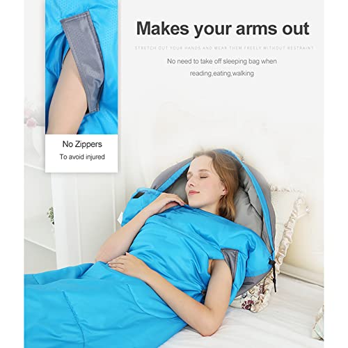 Best Portable Wearable Sleeping Bag for Adults - Lightweight Camping Sleeping Bag with Arm & Foot Holes - Perfect for Backpacking, Hiking & Outdoor Adventures - Great for Camping Trips, Music Festivals & Emergency Preparedness