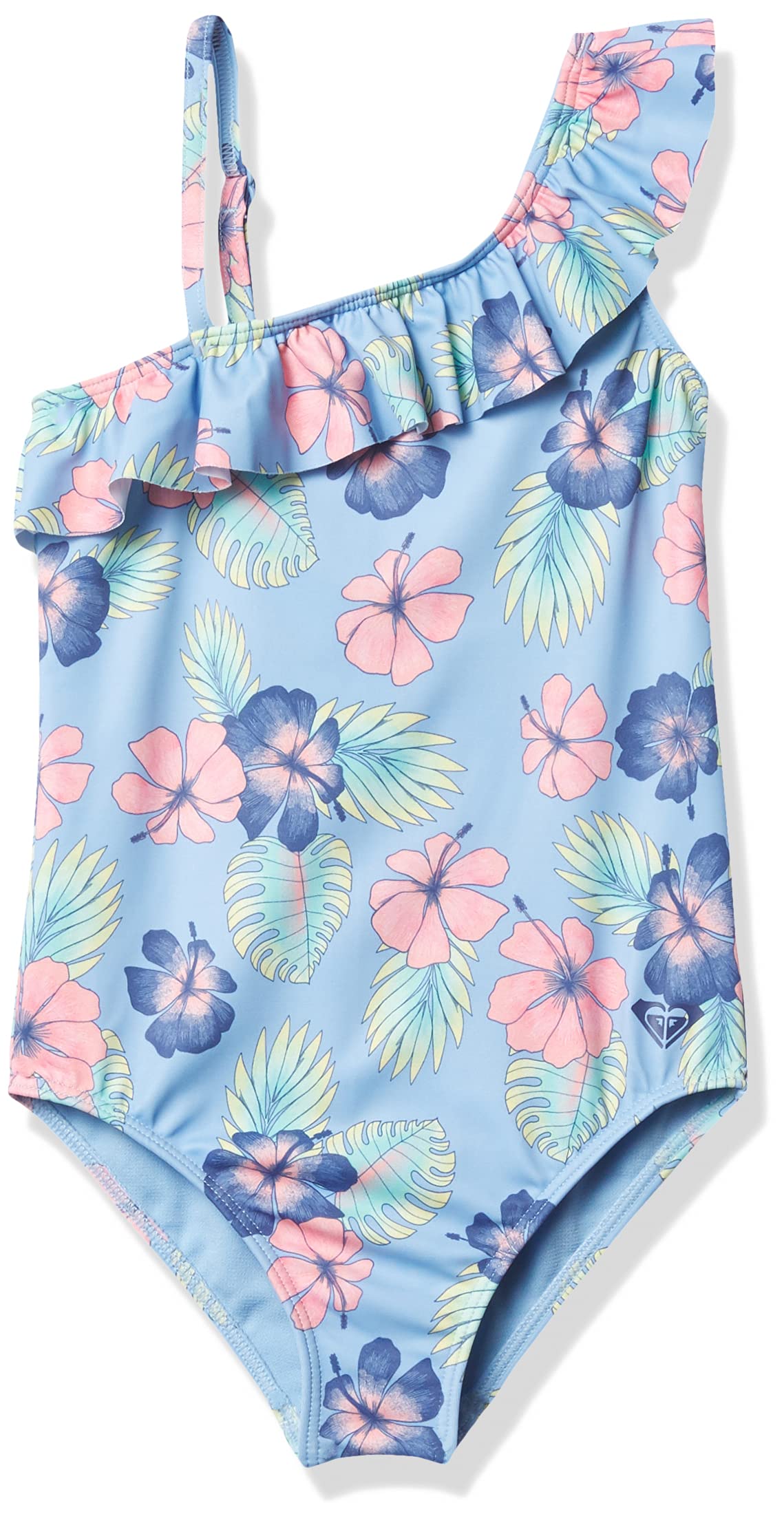 Roxy Girls' Good Emotions One Piece Swimsuit - Stylish & Comfortable Bathing Suit for Kids, Beach & Pool Wear, Summer Swimwear for Active Girls