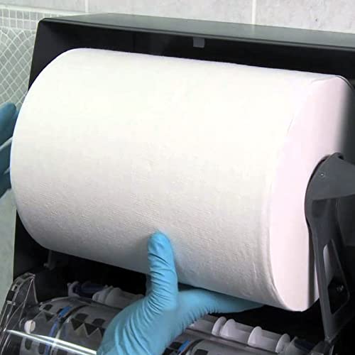 Commercial Hardwound Roll Towel Dispenser Paper Towels - Bulk Case of 6 for Business & Office Use | SKU 550 | Ideal for Restrooms, Kitchens & High-Traffic Areas