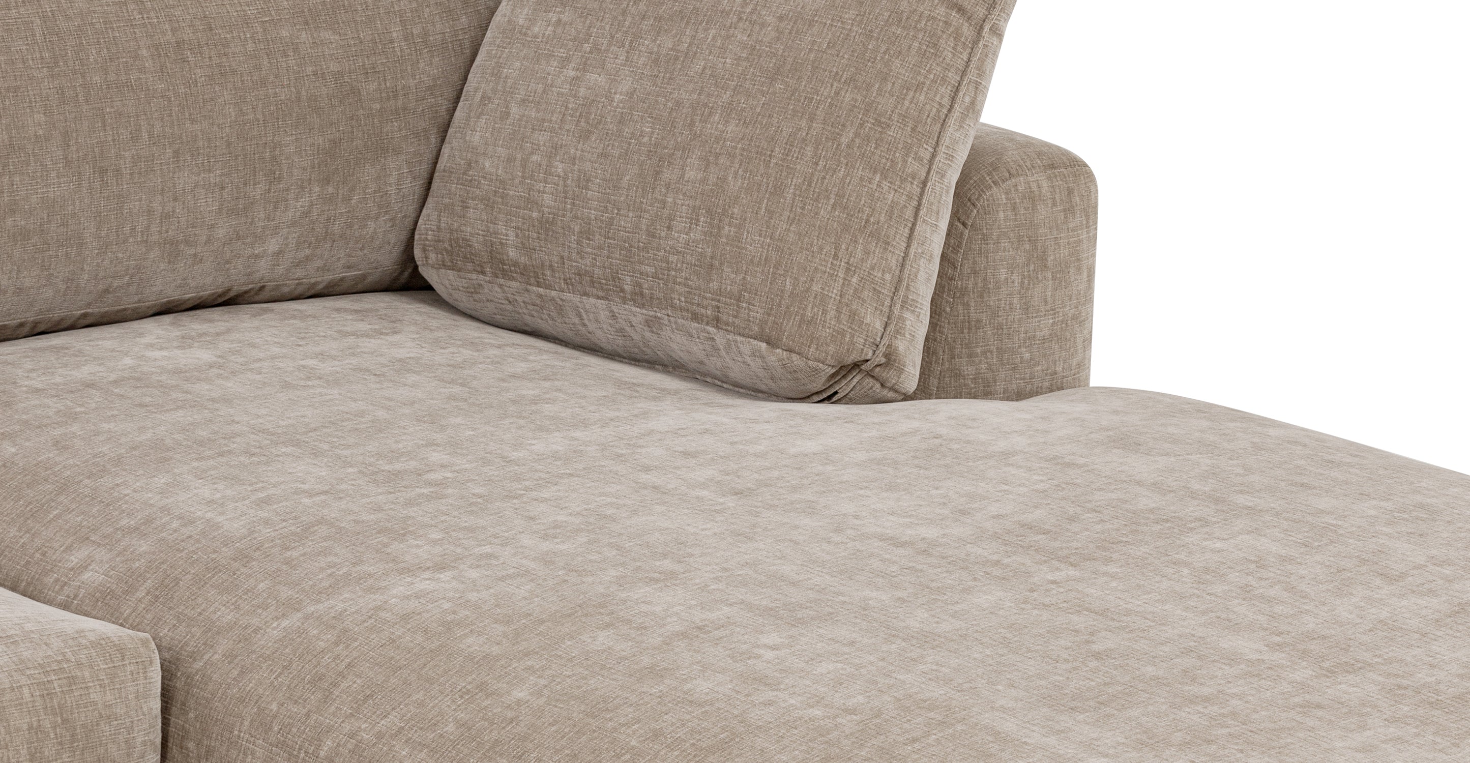 Milo Right Facing Sectional Sofa with Storage | Modern L-Shaped Couch for Living Room | Perfect for Small Spaces & Family Gatherings