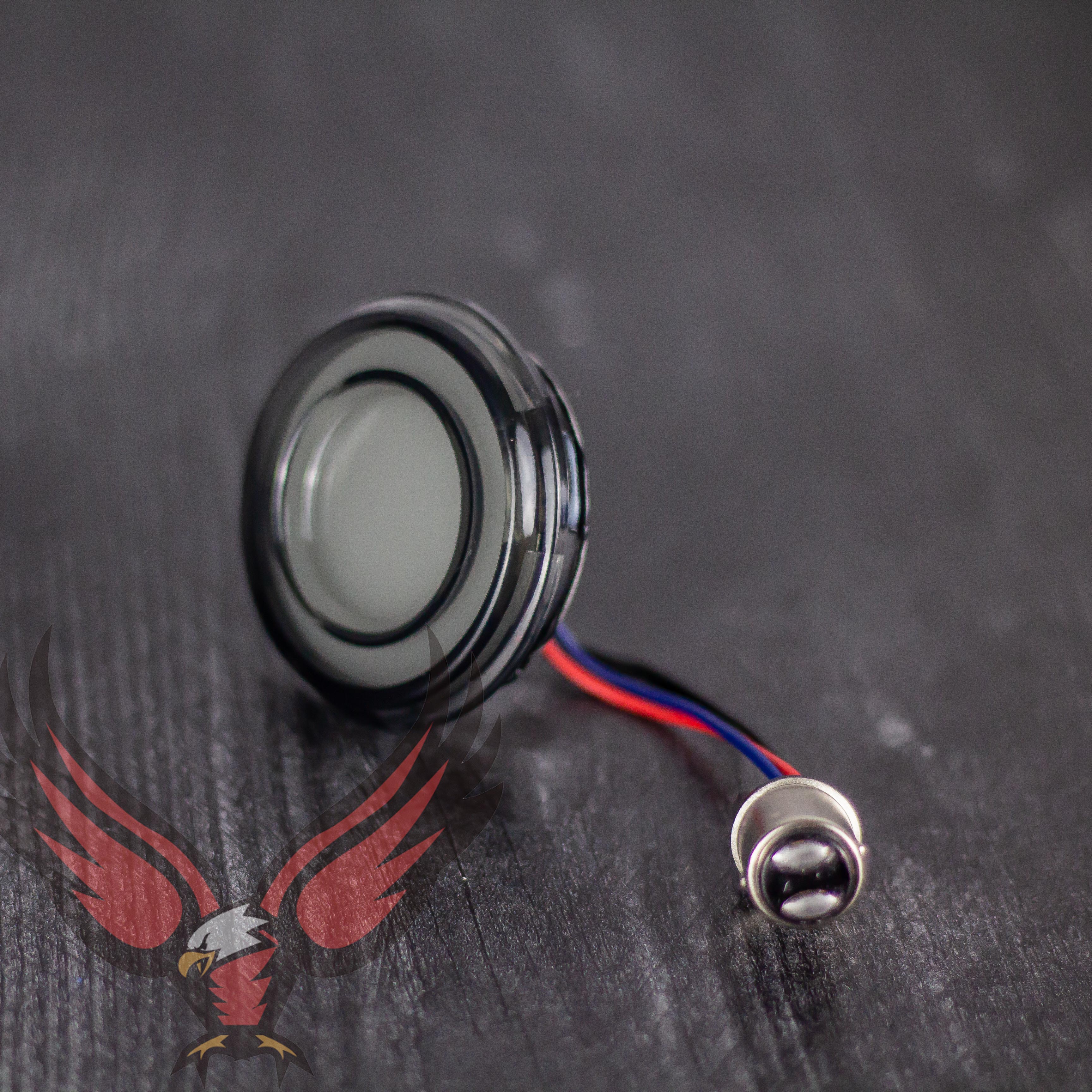 Eagle Lights HALOS 2 Rear LED Turn Signals for Harley Davidson Motorcycles - 1157 Base - High Visibility Brake Lights for Night Riding & Safety