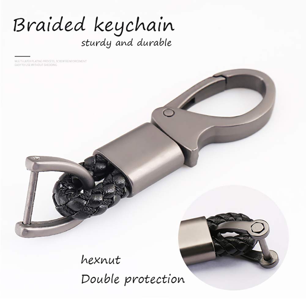 Premium Carbon Fiber Smart Key Cover for Ford Mondeo Focus MK3 ST Kuga Titanium - Anti-Scratch Protective Case with Key Chain | Perfect for Daily Use, Travel & Car Enthusiasts