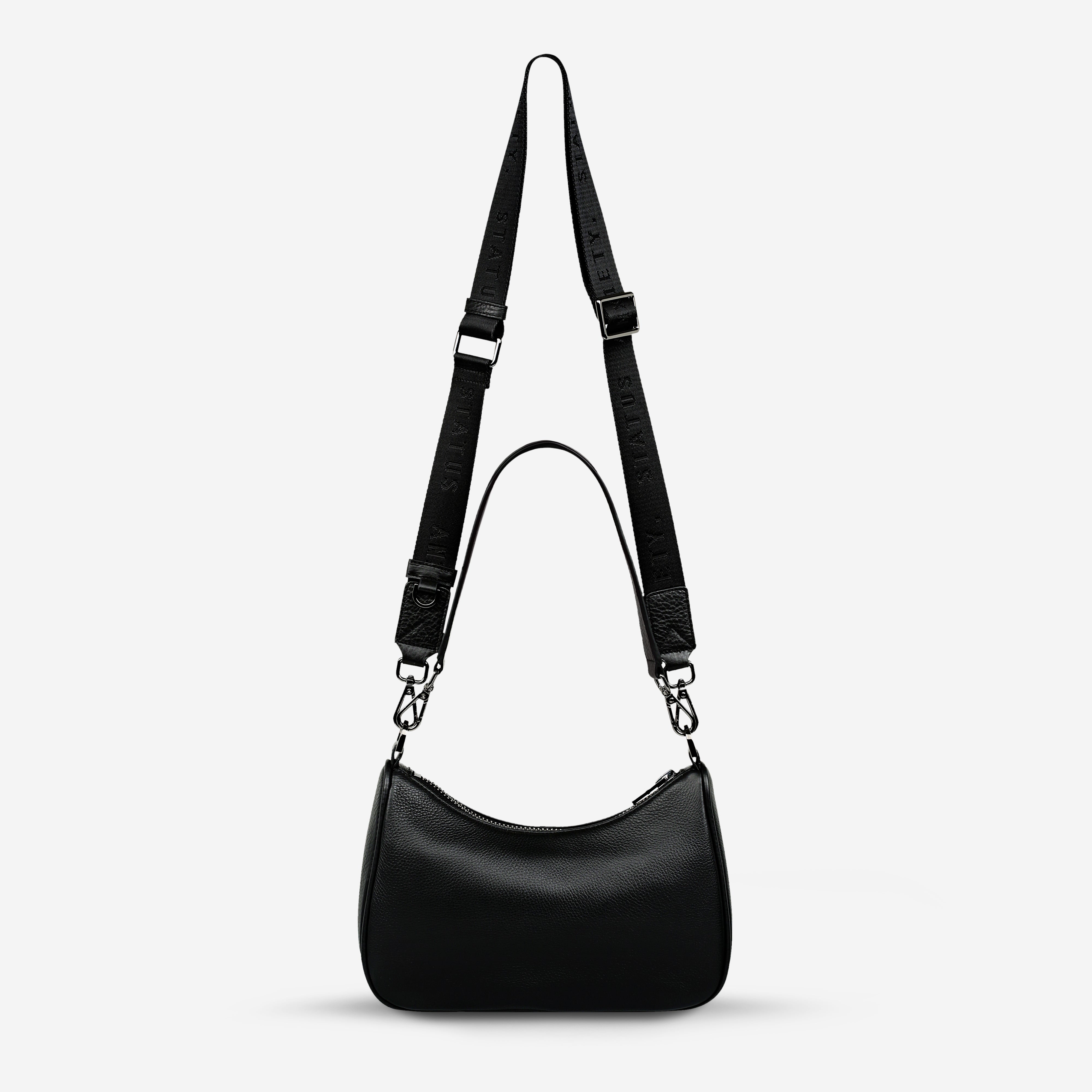 Look Both Ways Crossbody Bag - Stylish Black Shoulder Purse for Women | Perfect for Everyday Use, Travel & Shopping