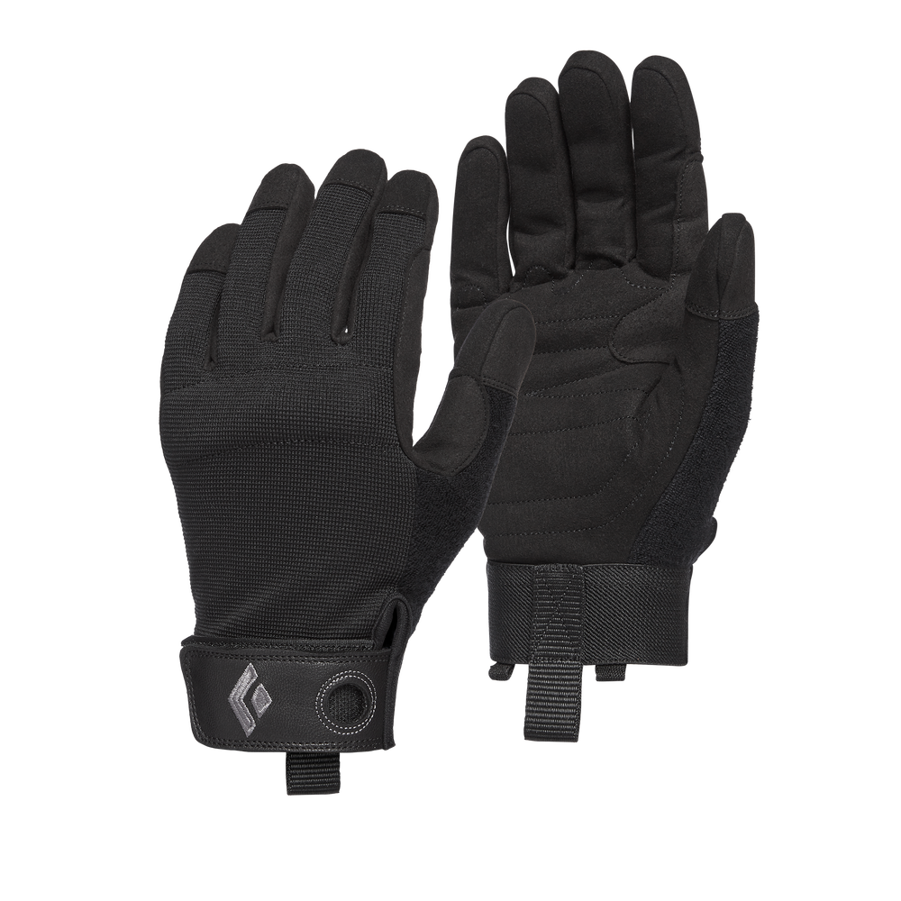 Black Diamond Crag Gloves - Durable Climbing Gloves for Men & Women - Perfect for Rock Climbing, Hiking & Outdoor Adventures