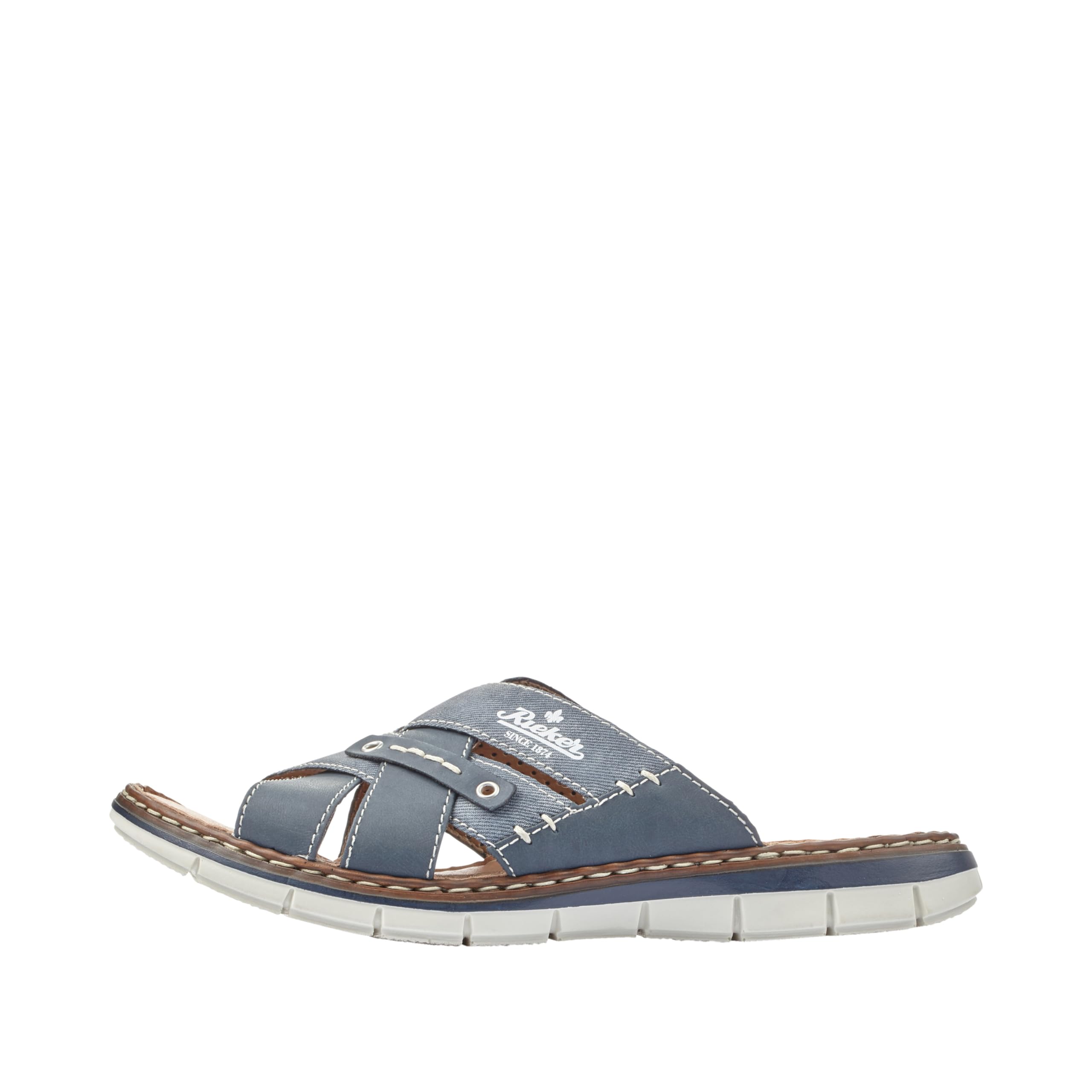 Rieker Men's Comfortable Slip-On Mules - Lightweight & Breathable Casual Shoes for Home, Office & Travel