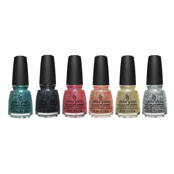 China Glaze Nail Polish - Drippin' In Glitz Collection, High Shine Glitter Nail Lacquer for Professional Salon & At-Home Manicures - Perfect for Parties, Weddings & Special Occasions