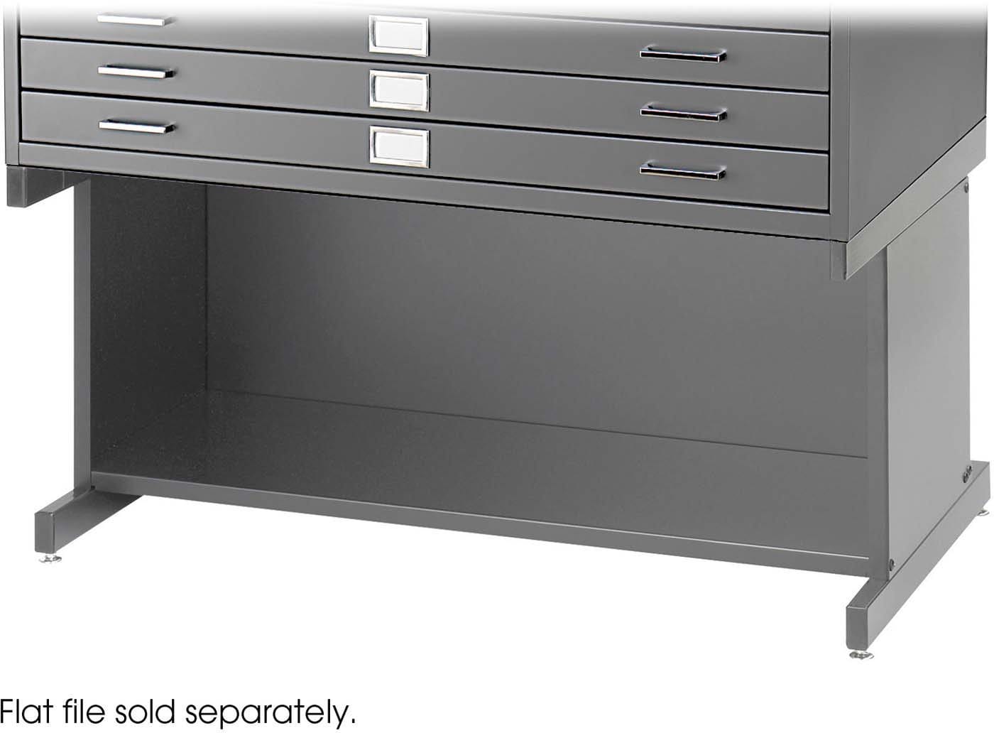 Flat File High Base for 4994 Steel [4975] - Durable Metal File Base for Workshop & Industrial Use