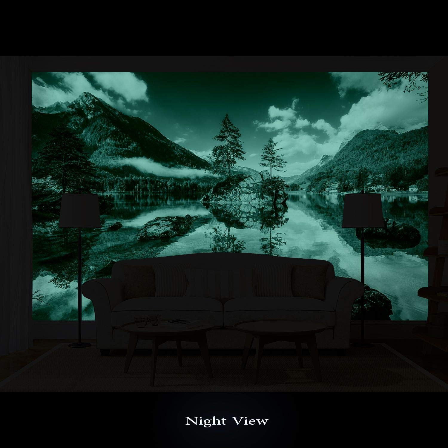 Startonight Mountain Landscape Mural Wall Art - 100