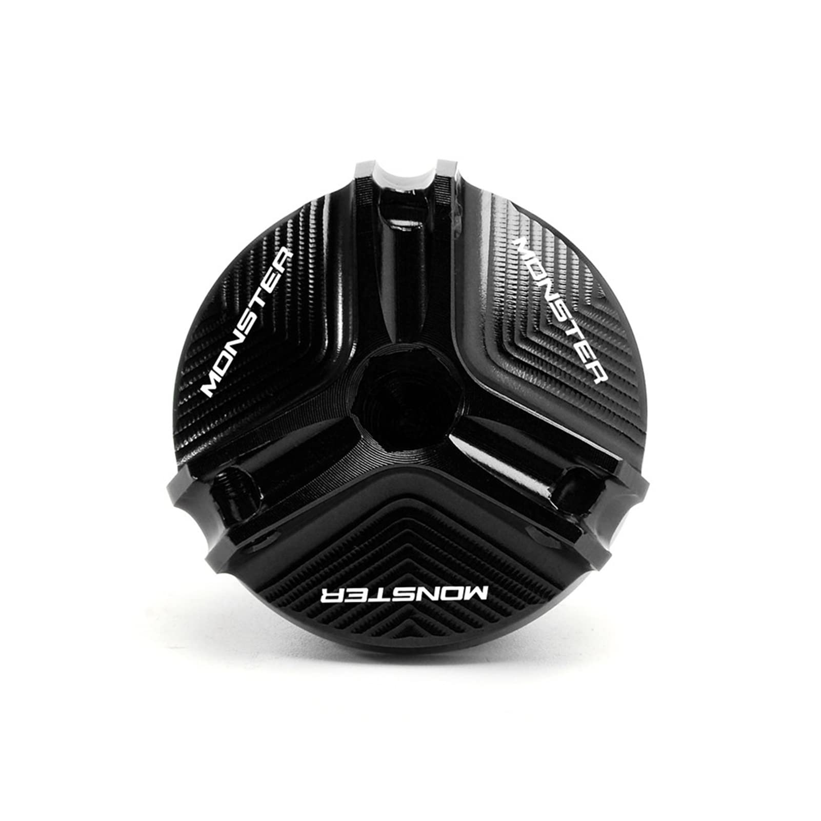Ducati MONSTER 696 796 797 821 1100 EVO MULTISTRADA 1200/S Motorcycle Aluminum Engine Plug Cover Oil Filler Cap - High Performance Black Replacement Part for Enhanced Engine Protection & Style Upgrade