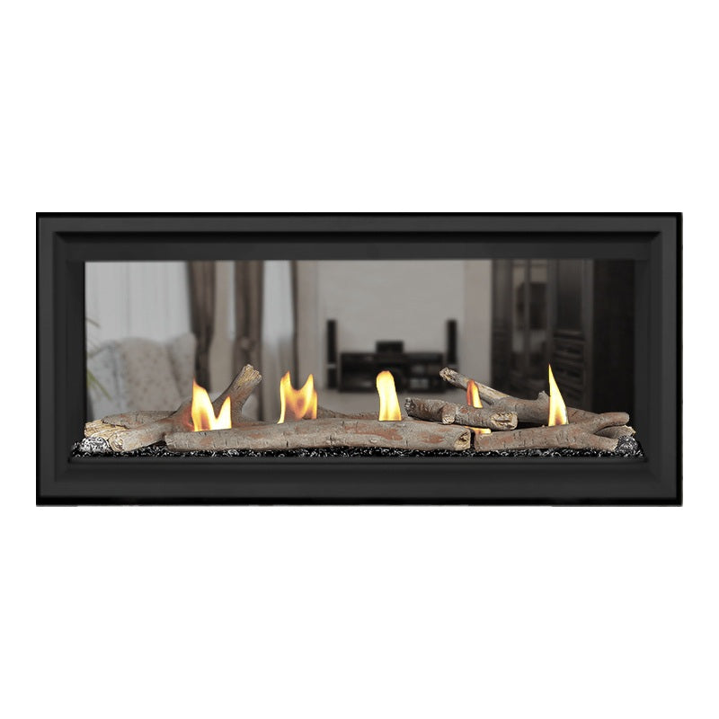 Napoleon Vector 38 See-Through Linear Direct Vent Gas Fireplace - LV38N2 1 | Modern Home Heating Solution for Living Rooms & Patios