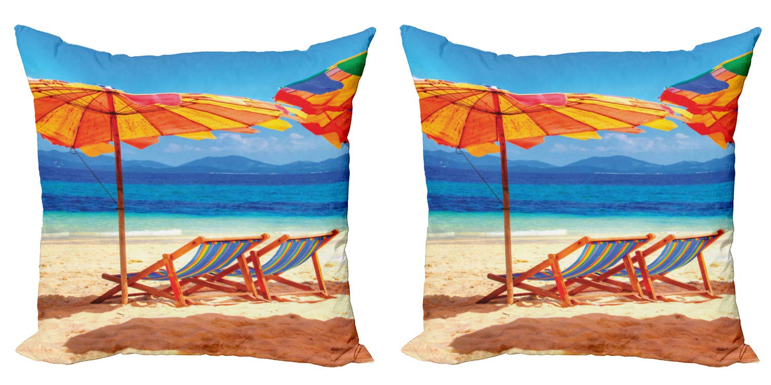 Ambesonne 2-Pack Decorative Throw Pillow Covers 20