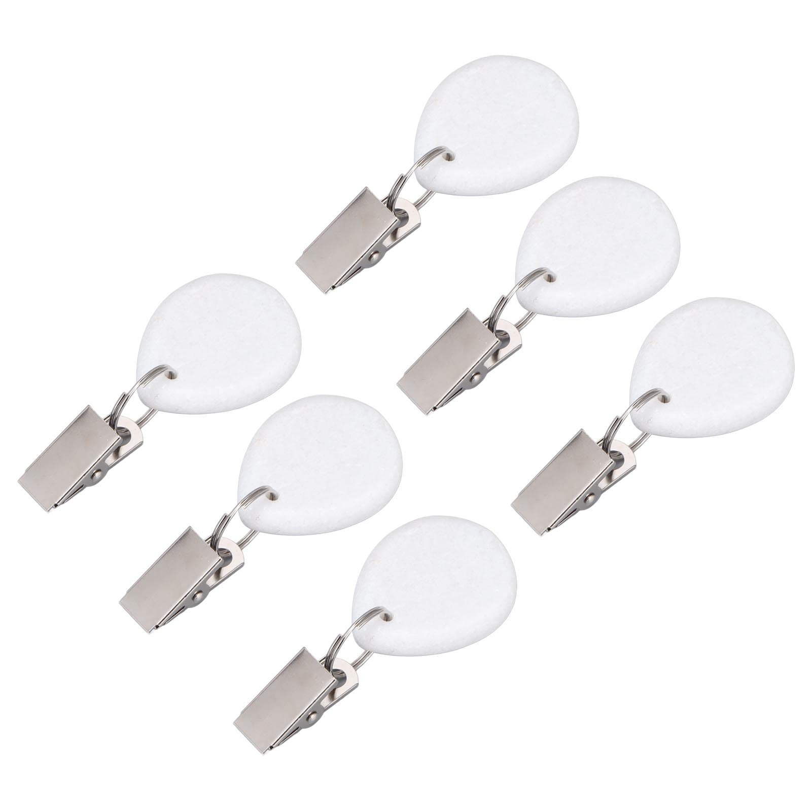 01 02 015 Tablecloth Weights - Heavy Duty Oval Table Clamp Weights for Outdoor Parties, Picnics & Weddings | Easy Installation, Elegant Design | Perfect for Patio Dining, Garden Events & Beach Gatherings
