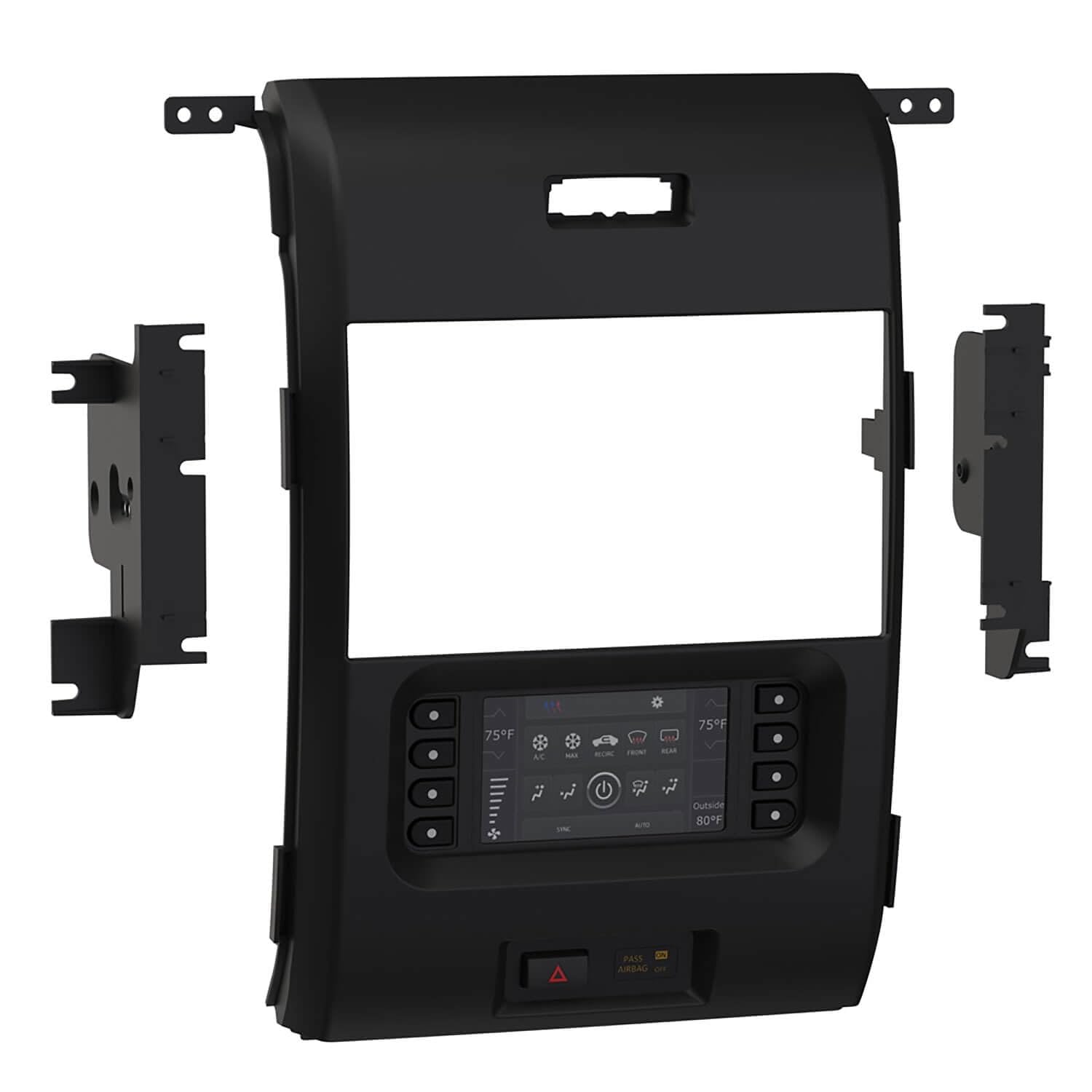 Metra Electronics 8-inch Radio Dash Kit for Ford F-150 2013-2014 | Compatible with Pioneer Car Stereos (Model 108FD2B) | Perfect for Truck Audio Upgrades & Custom Installations