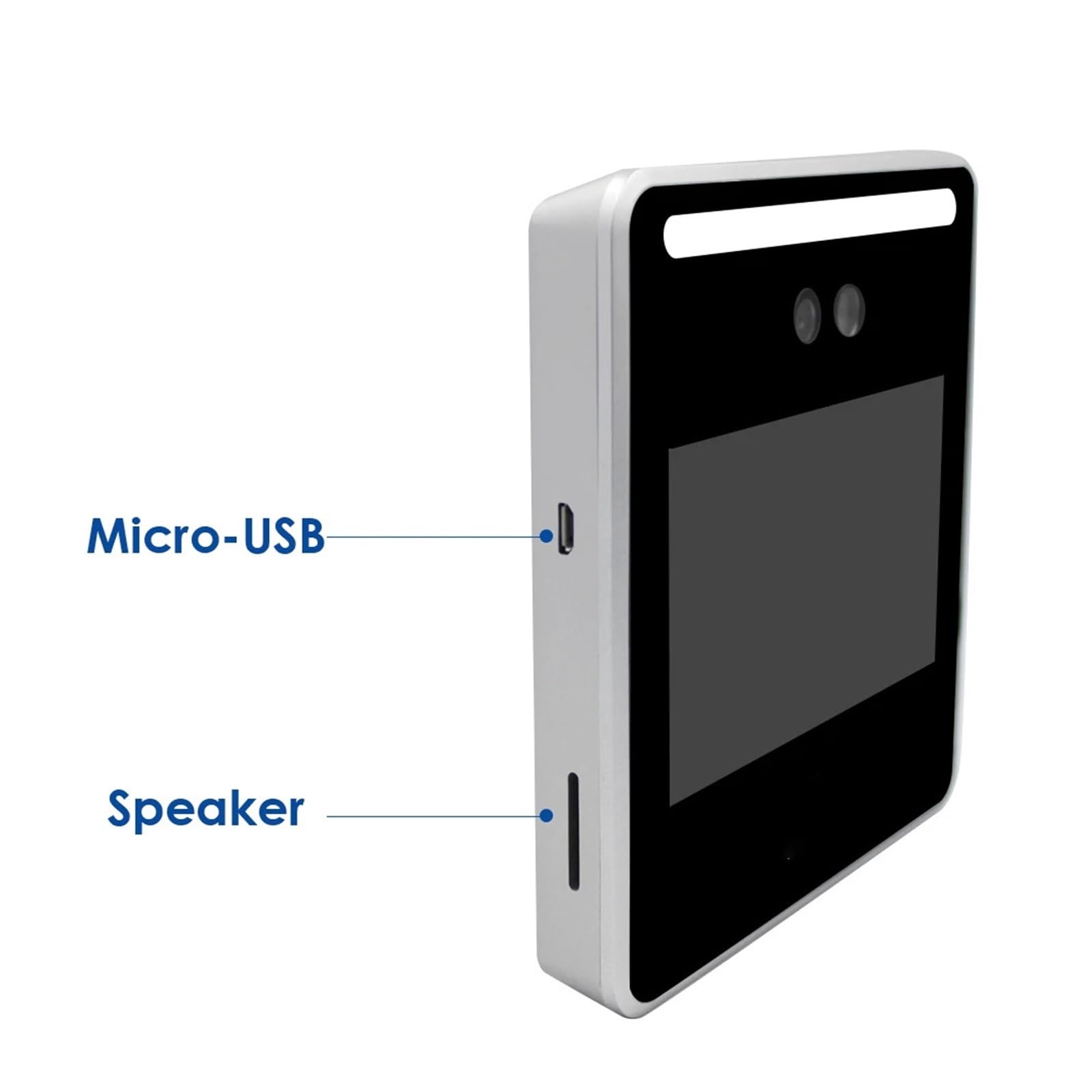 5-Inch Touch Screen USB Face Recognition Door Access Control System with RFID & TCP/IP - Secure Office Entry & Time Attendance Tracking for Businesses