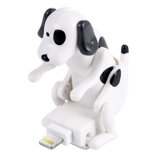 Funny Stray Dog USB Charging Cable 4ft - Lightning Cable for iPhone - White - Perfect for Pet Lovers & Gifts (Home, Office, Travel)