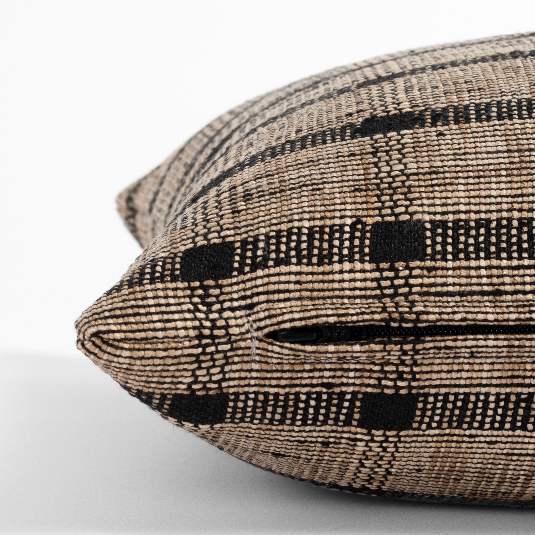 Harriet Check 14x20 Lumbar Pillow in Espresso - Decorative Cushion for Sofa, Bed & Office Chair Support - Perfect for Living Room, Bedroom or Home Decor