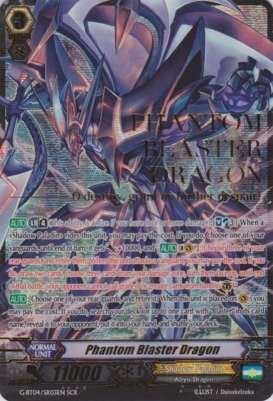 Cardfight!! Vanguard TCG - Phantom Blaster Dragon (G-BT04/SR03EN) - G Booster Set 4: Soul Strike Against The Supreme | Trading Card Game | Collectible Card Game | Perfect for Tournaments & Strategy Gameplay