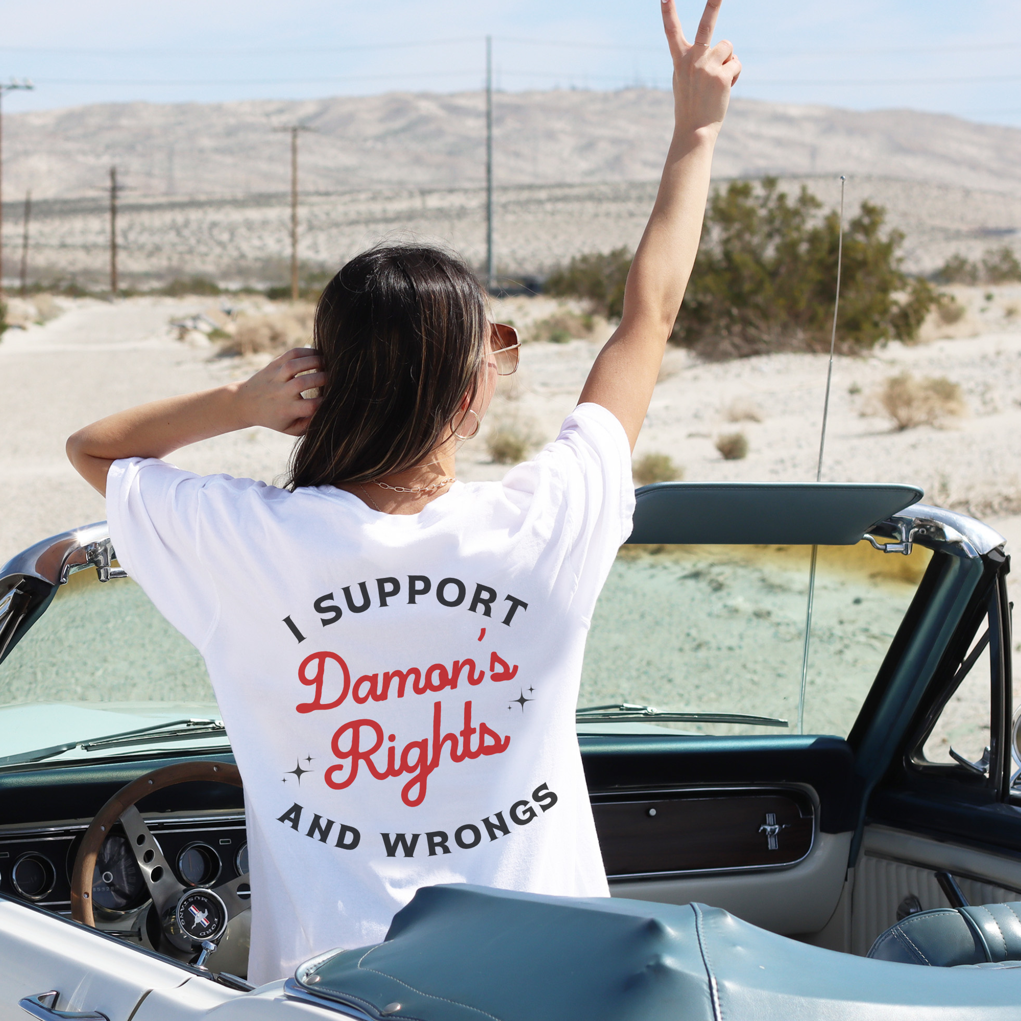 Damon's Rights Support T-Shirt - Stand for Justice & Equality - Perfect for Protests, Activism & Casual Wear