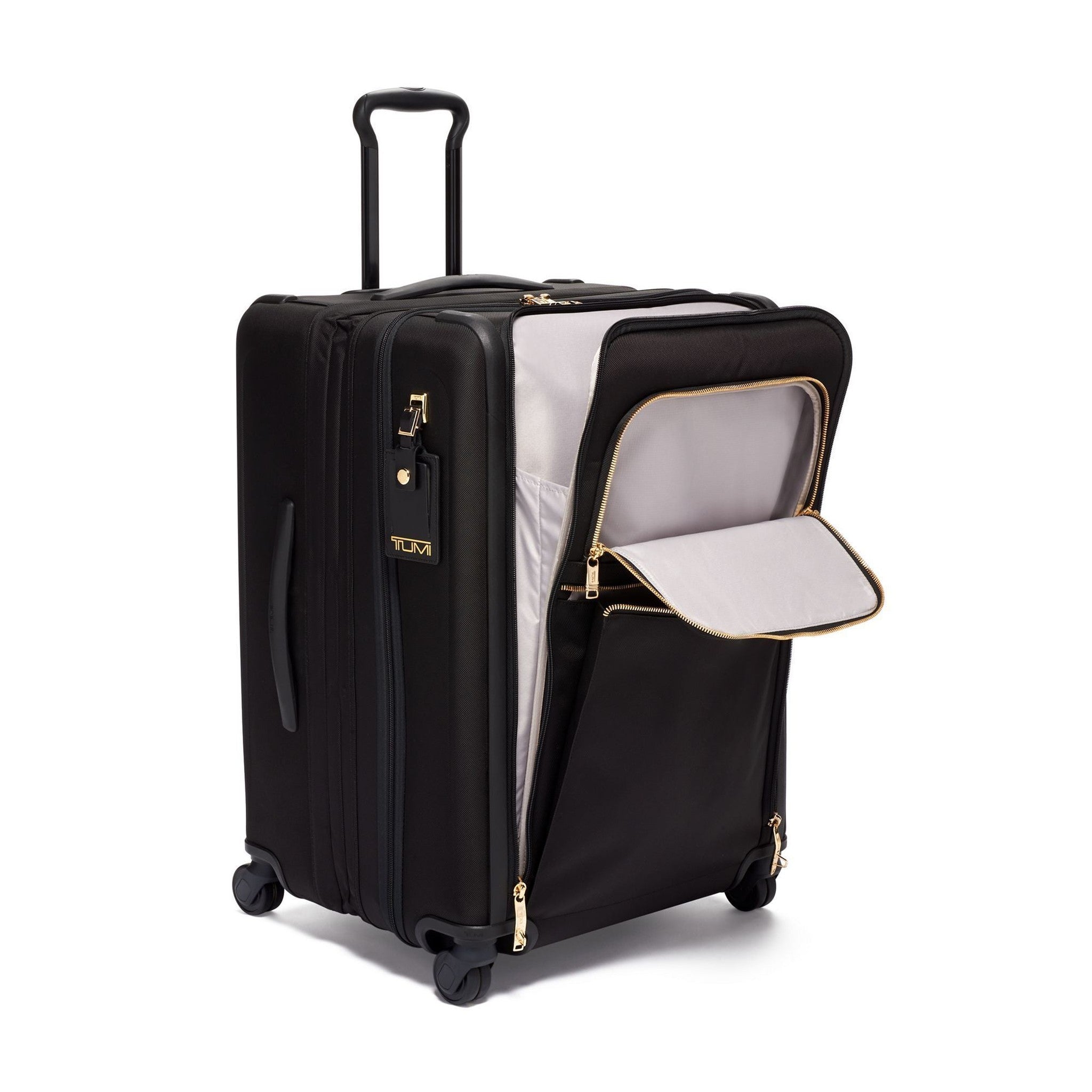TUMI Alpha 3 Expandable 4-Wheel Carry-On Luggage for Business Travel & Short Trips - Durable Spinner Suitcase with TSA Lock, Perfect for Airplanes & Weekend Getaways