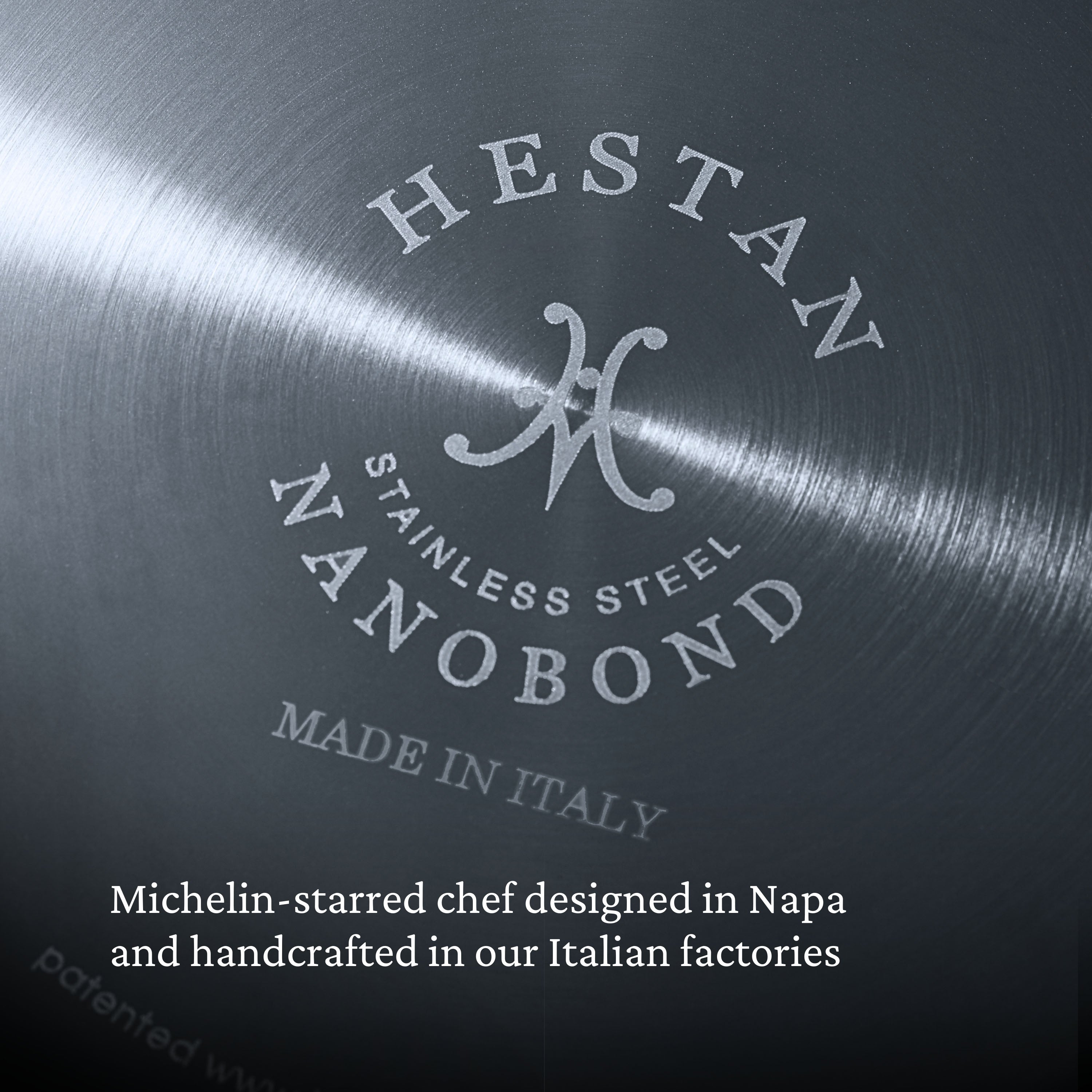 Hestan Nanobond Nonstick Covered Saucier Pan 2.0 Quart (20cm) - Premium Induction Compatible Sauce Pan for Cooking, Sauteing & Simmering Soups, Sauces, and Stews