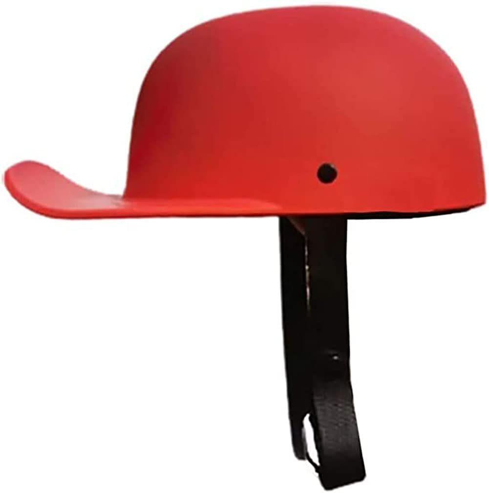 Vintage Retro Open-Face Motorcycle Helmet - Lightweight DOT Approved Half Helmet for Scooter, Moped & Cruiser - Classic Jet Style Cap for Men & Women - Perfect for Urban Commuting & Casual Rides