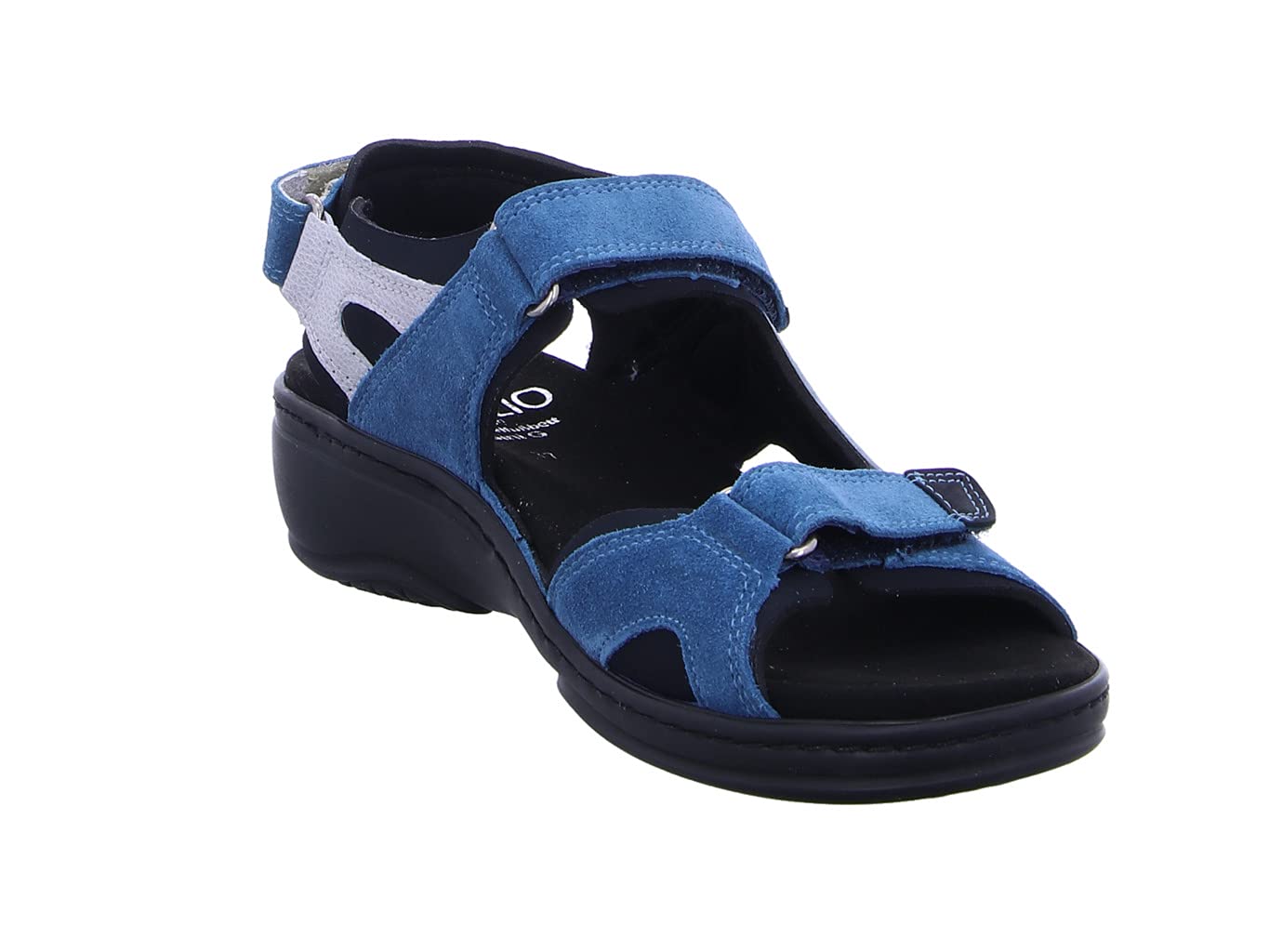 Fidelio Women's Adjustable Performance Sandals 445007 - Comfortable Walking & Hiking Sandals for Outdoor Activities, Travel, and Casual Wear (Jeans Blue)