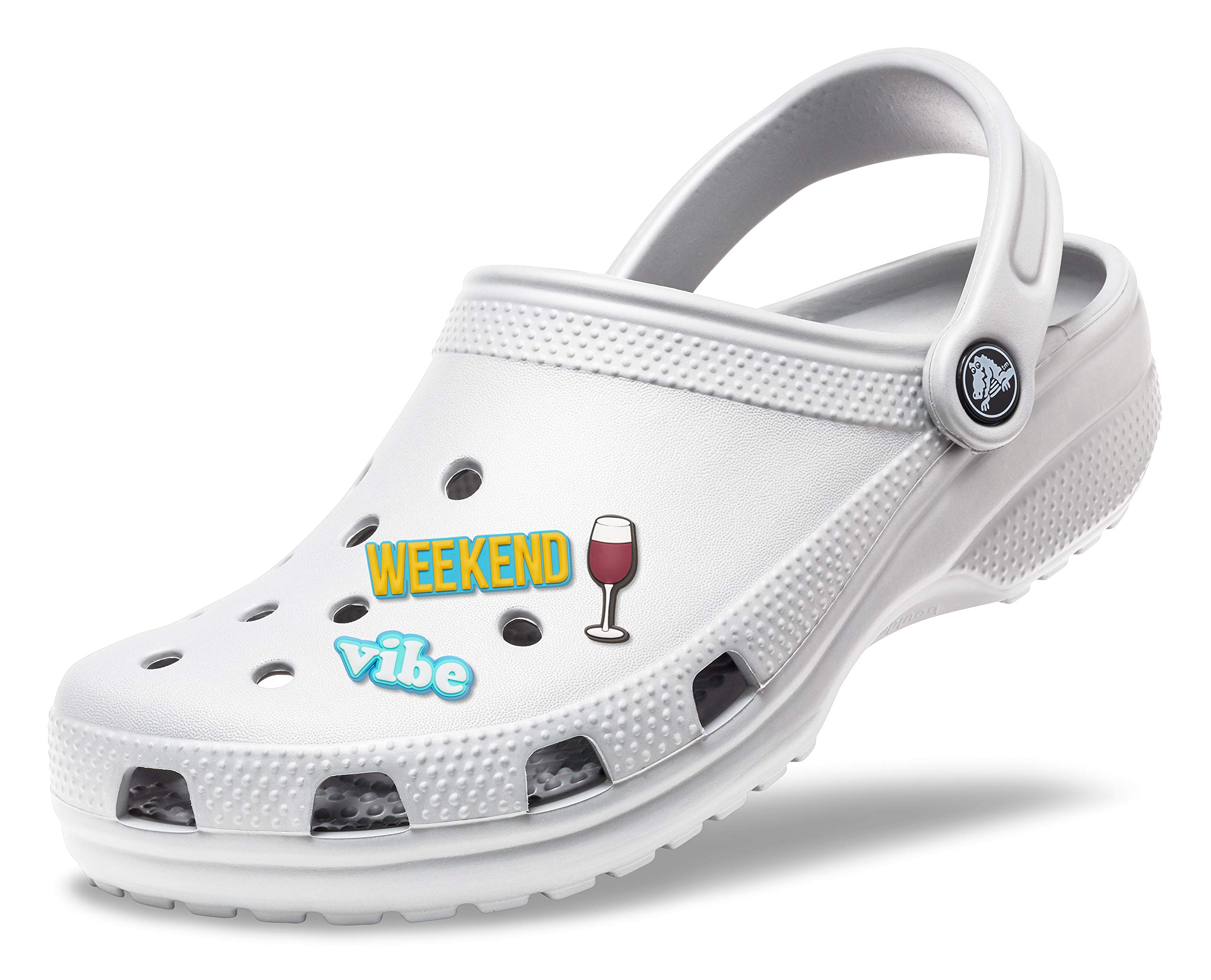 Crocs Classic Clog for Men & Women - Comfortable Slip-On Shoes with 3-Pack Jibbitz Charms - Perfect for Casual Wear, Gardening, and Indoor/Outdoor Activities