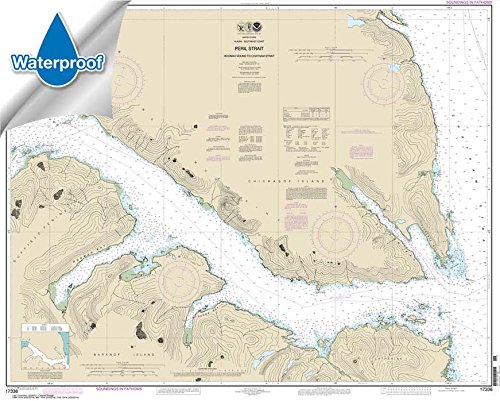 NOAA Nautical Chart 17338: Peril Strait to Hoonah Sound & Chatham Strait - Detailed Marine Navigation Map for Boating, Sailing & Fishing in Alaska Waters