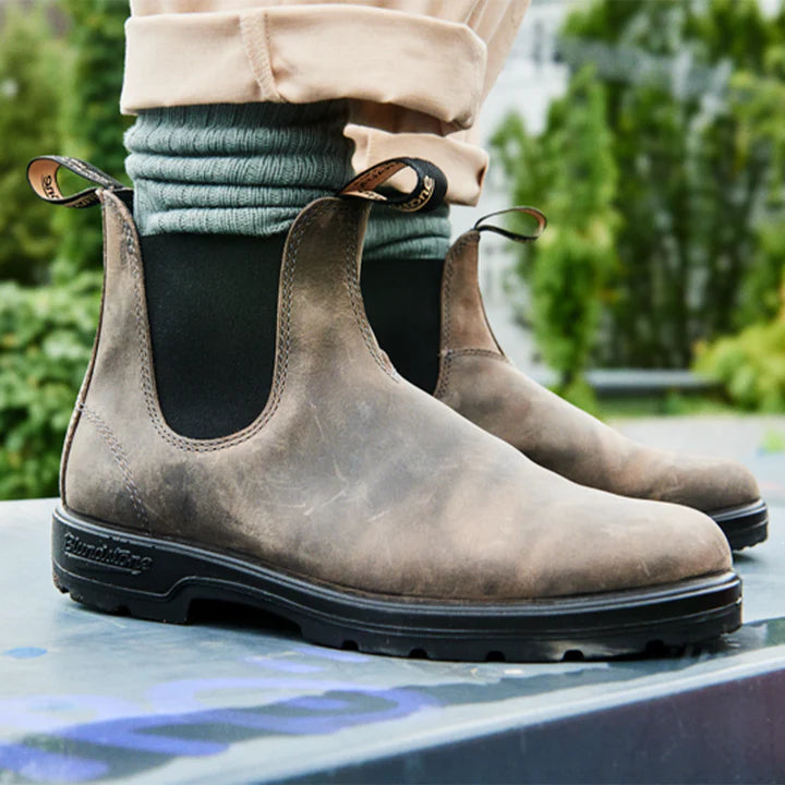 Blundstone 2446 Classic Chelsea Boots in Clay | Waterproof & Comfortable Leather Boots for Men & Women | Perfect for Hiking, Work & Outdoor Adventures