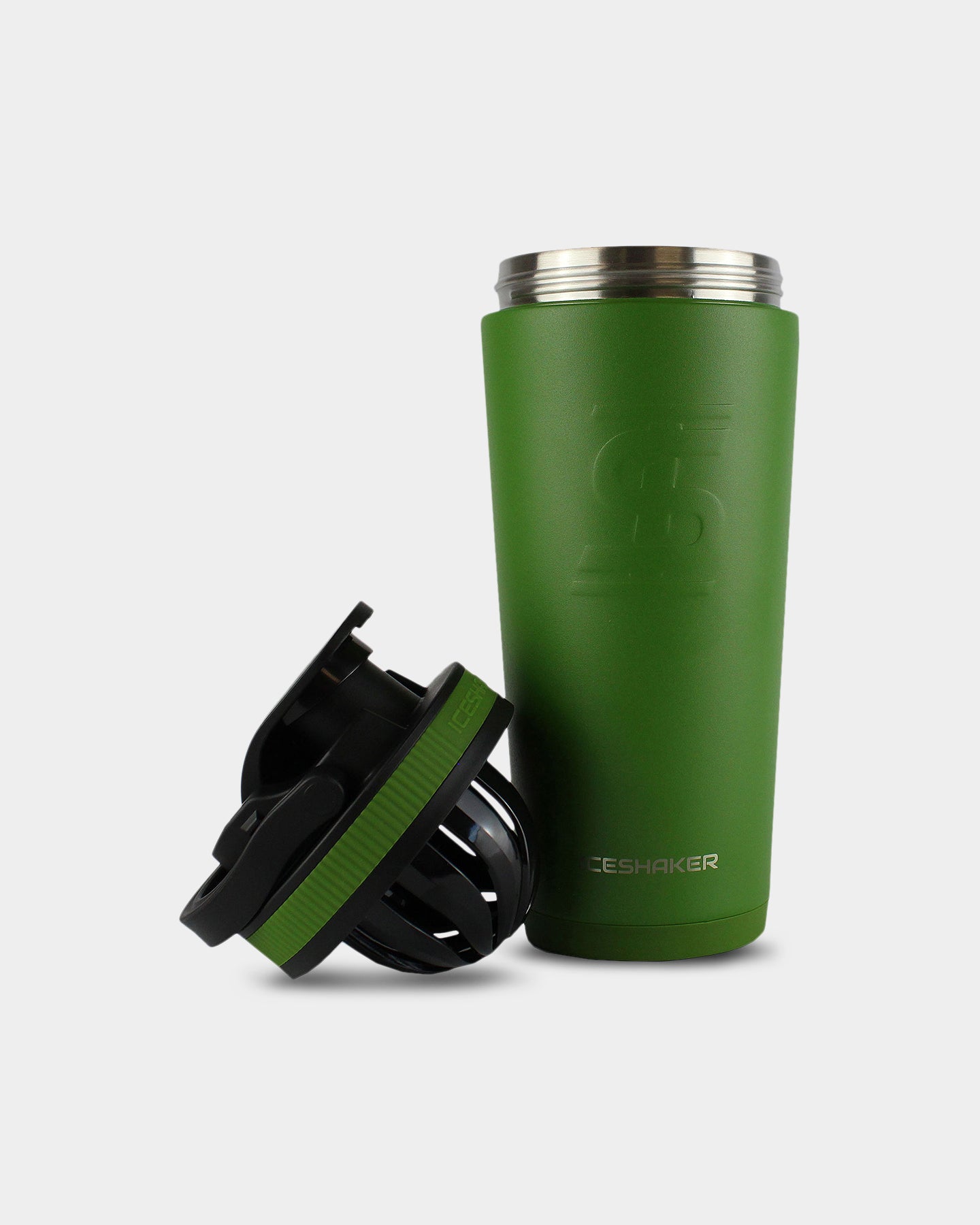 26oz Ice Shaker Protein Shaker Bottle - Leak Proof Workout Water Bottle for Gym, Fitness & Sports | BPA Free Stainless Steel Insulated Shaker Cup for Protein Drinks & Smoothies