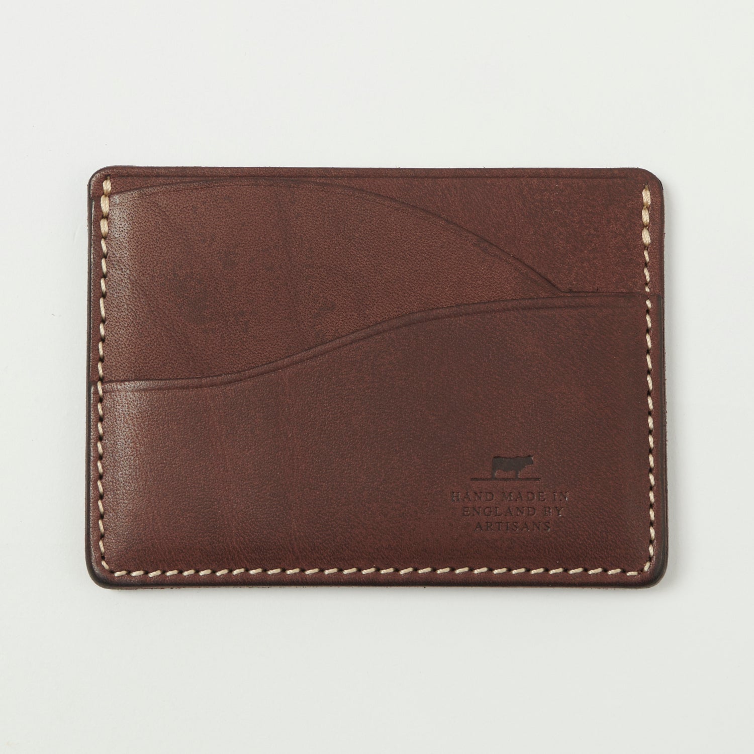 Barnes & Moore 'Drayman' Genuine Leather Cardholder Wallet - Slim RFID Blocking Minimalist Wallet for Men & Women - Deep Honey Brown - Perfect for Travel, Business & Everyday Use