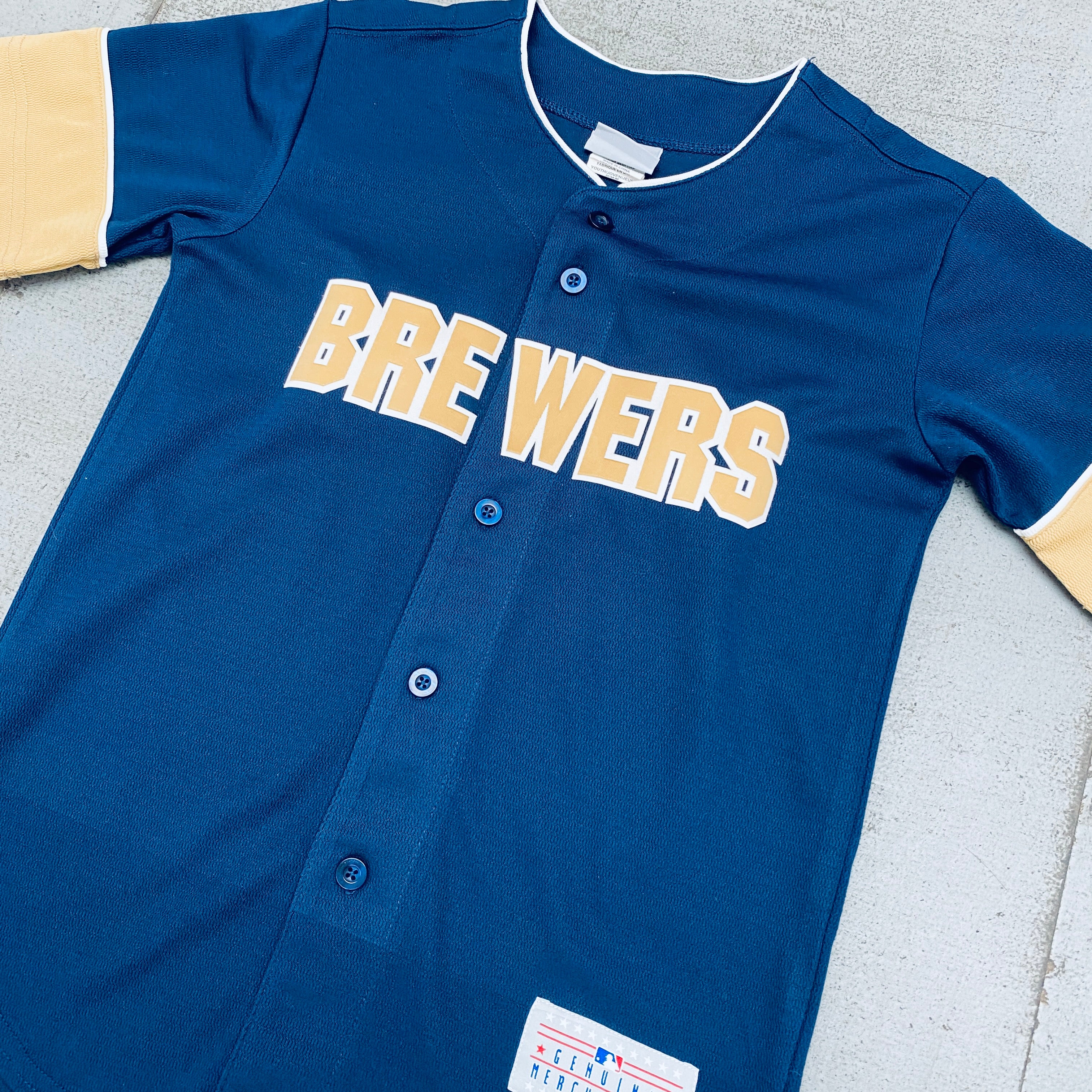Official Milwaukee Brewers Ryan Braun Navy Blue MLB Fan Jersey for Men & Women - XS Size - Perfect for Baseball Games, Sports Events & Fan Collections