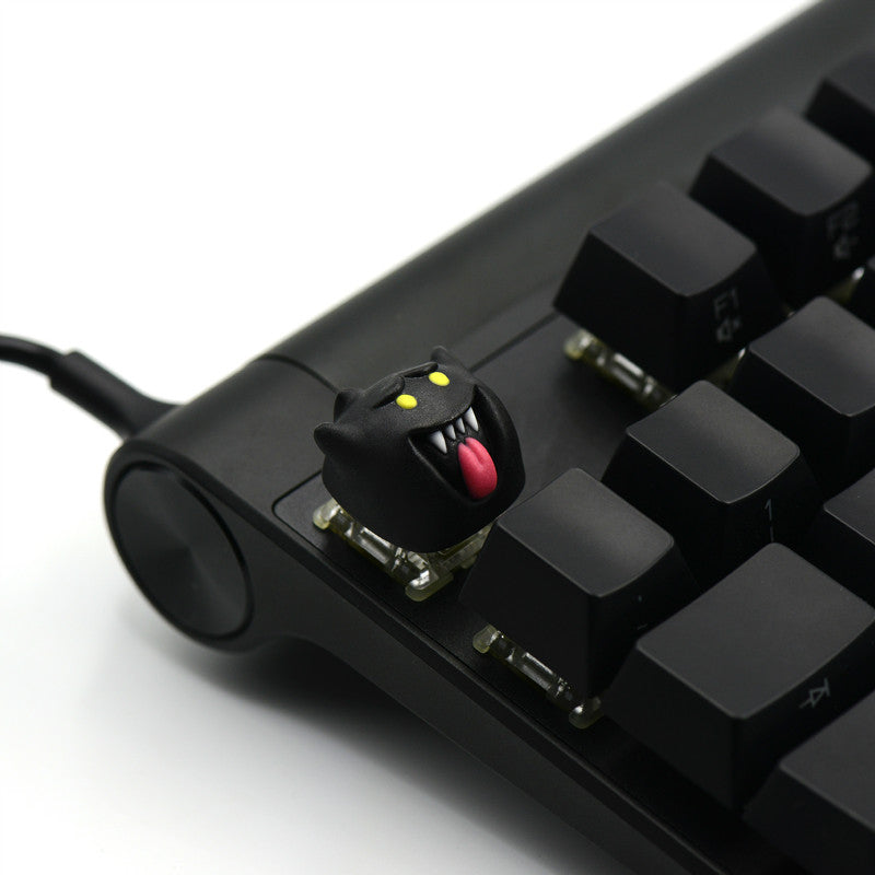 Little Ghost Multi-Color Resin Keycaps - Handmade Custom Artisan Keycaps for Mechanical Keyboards | Gaming & Typing Aesthetic Upgrade