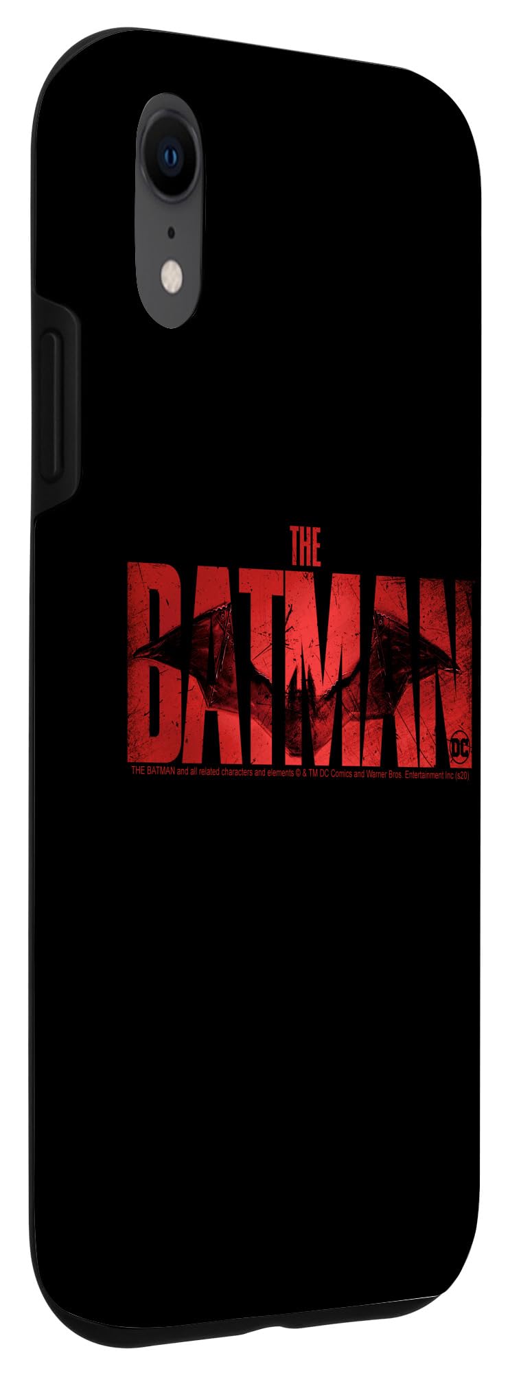iPhone XR Batman Themed Red Bat Logo Protective Case - Durable Shockproof Cover for Daily Use, Travel & Outdoor Activities