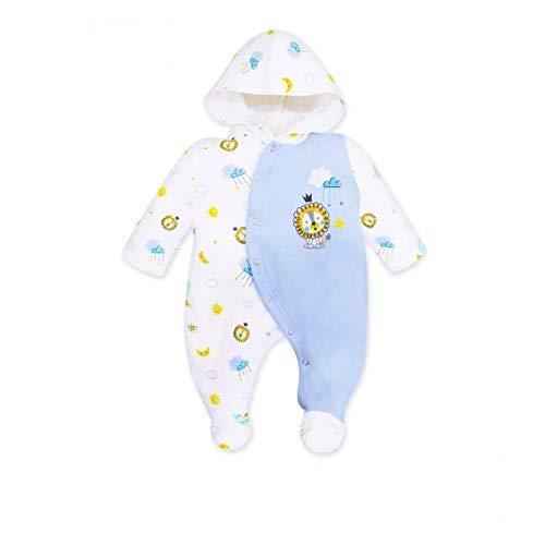Soft Cotton Baby Boy Hooded Long Sleeve Footed Sleepsuit - Snap Closure Pajamas for Newborn & Infant (Kindness-Boy) - Perfect for Nighttime Sleep & Cozy Winter Outfits