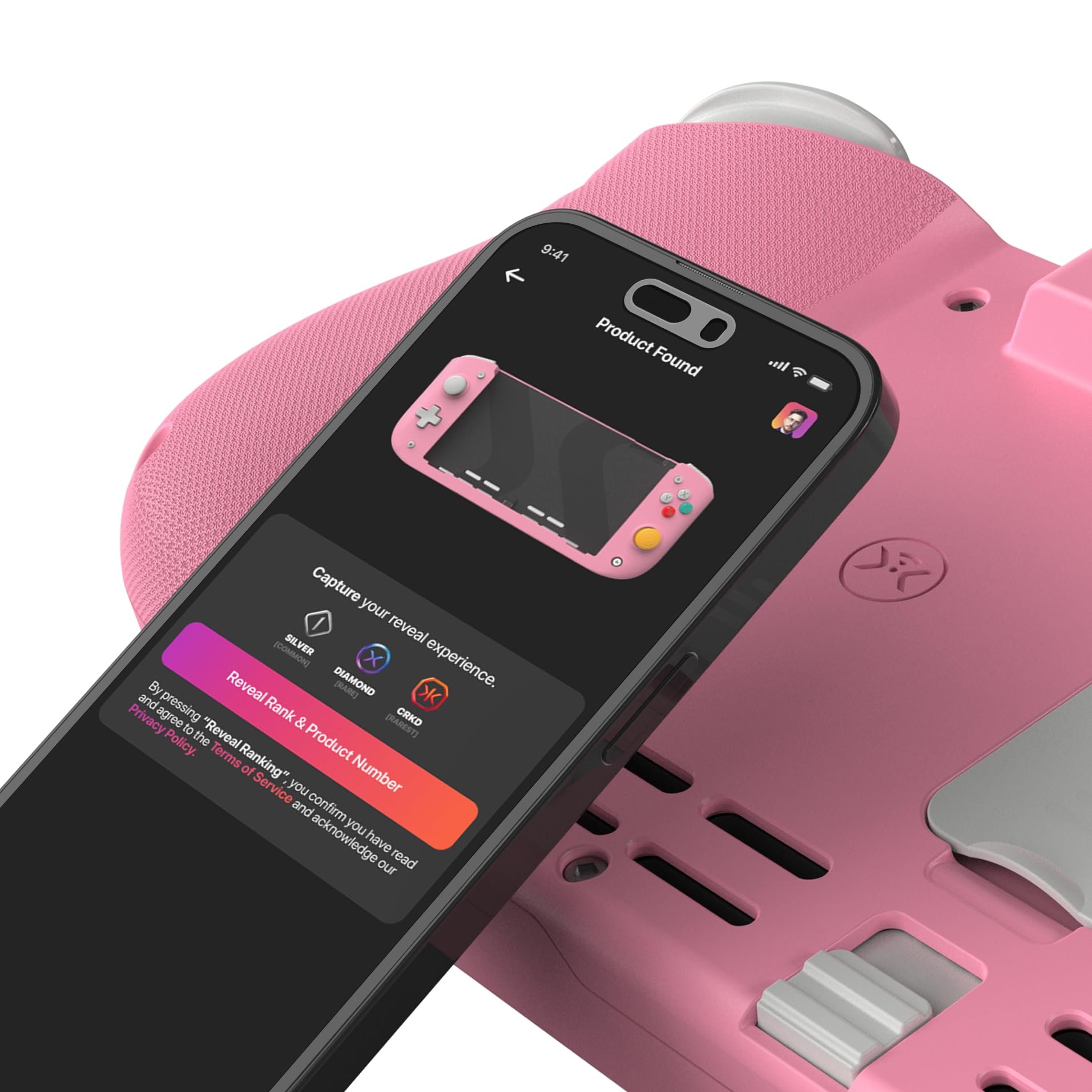 CRKD Nitro Deck - Professional Wireless Controller for Nintendo Switch & OLED | Zero Stick Drift, Ergonomic Grip | Retro Pink (Nostalgia Collection) - Perfect for Gaming on the Go, Travel & Long Play Sessions