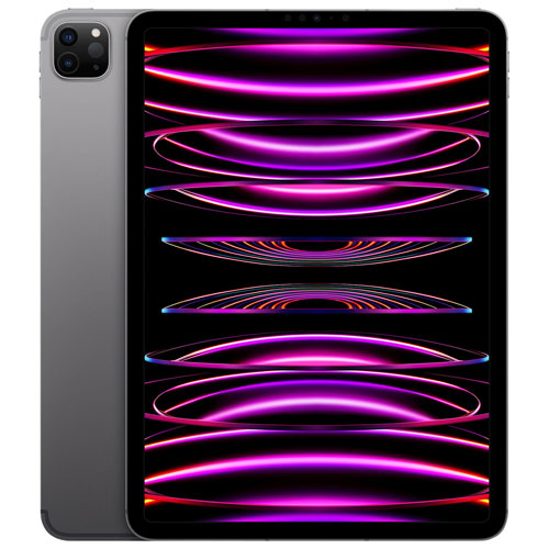 Apple iPad Pro 4th Gen 11-inch with M2 Chip, 128GB WiFi, Space Gray (MNXD3CL/A | MNXD3LL/A) - Perfect for Work, Study & Creative Projects
