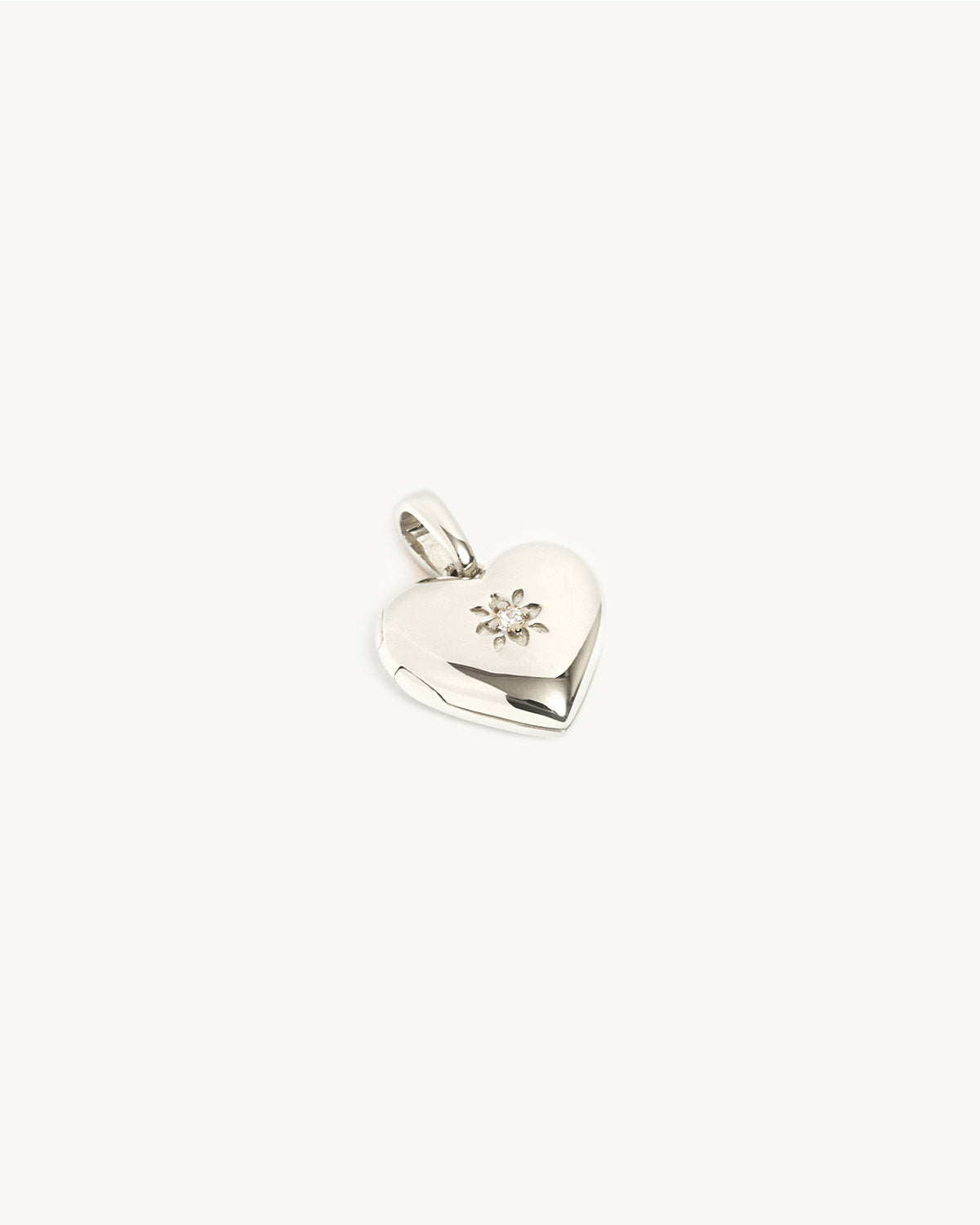 Sterling Silver Heart Lotus Locket Pendant Necklace for Women - Elegant Jewelry Gift for Valentine's Day, Anniversary & Special Occasions