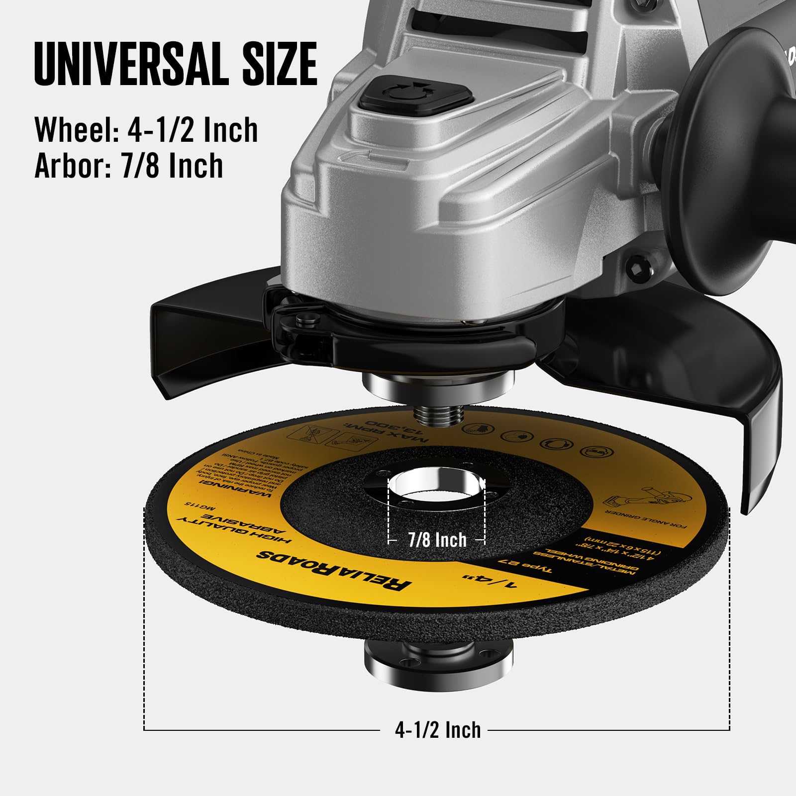 20V Brushless 4-1/2