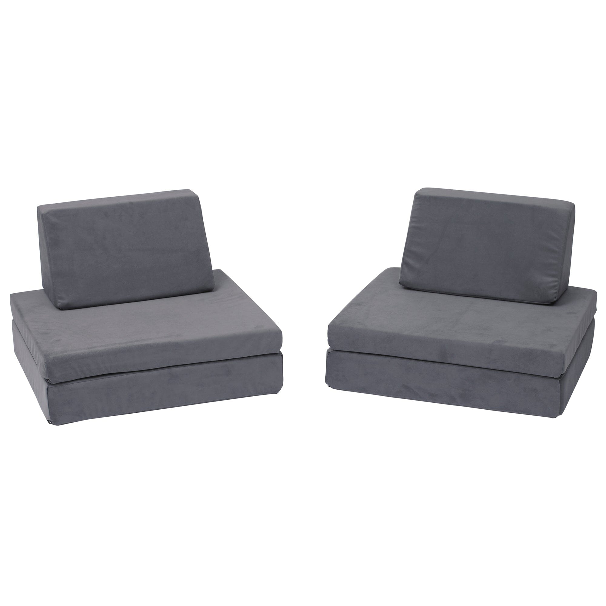 Premium Kids Play Couch with Removable Cushions & Accessories - Soft Modular Sofa for Toddlers, Children's Playroom, Reading Nook & Indoor Fort Building
