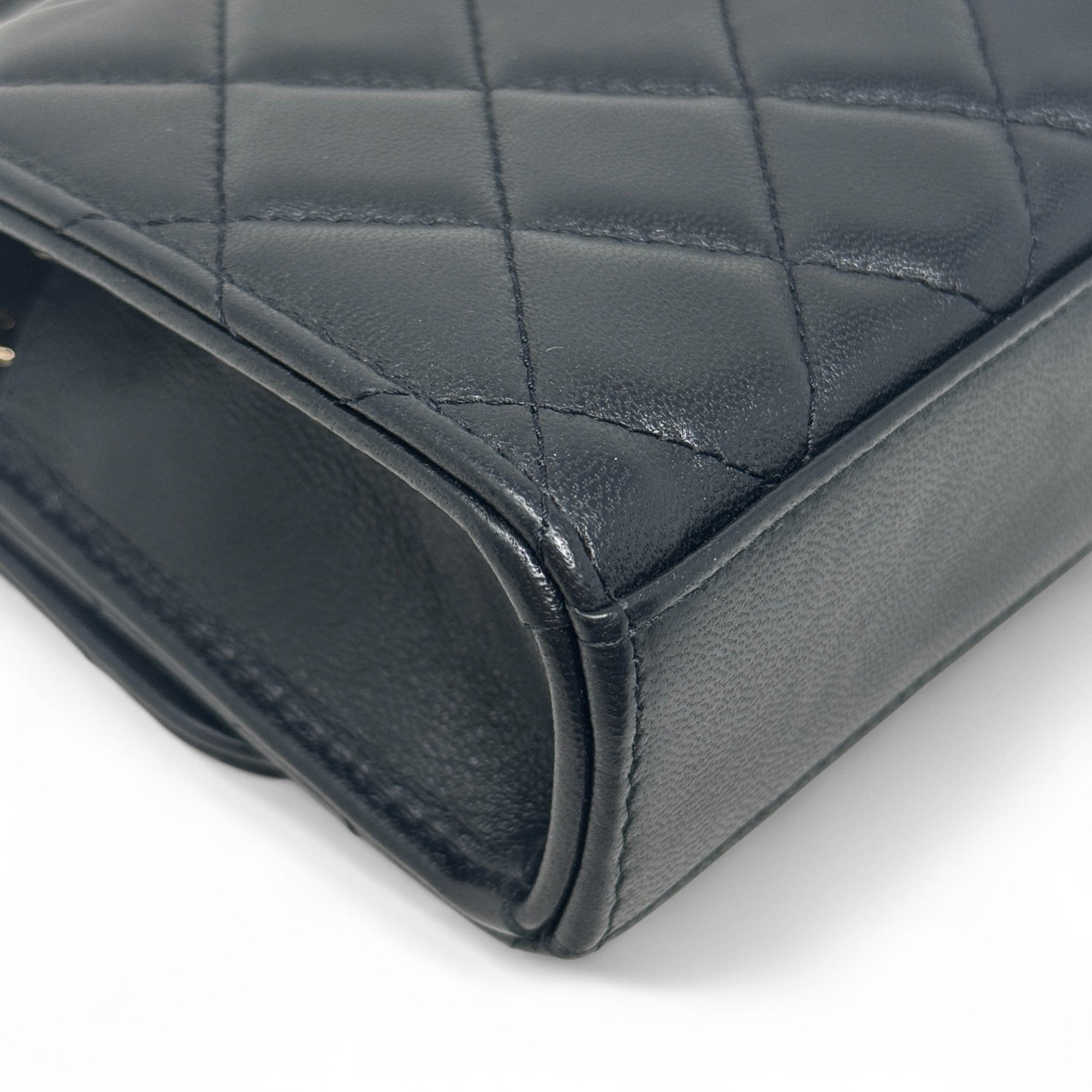 Chanel Black Micro Trendy CC Flap Bag - Luxury Quilted Leather Crossbody Purse for Women | Perfect for Evening Parties, Date Nights & Special Occasions