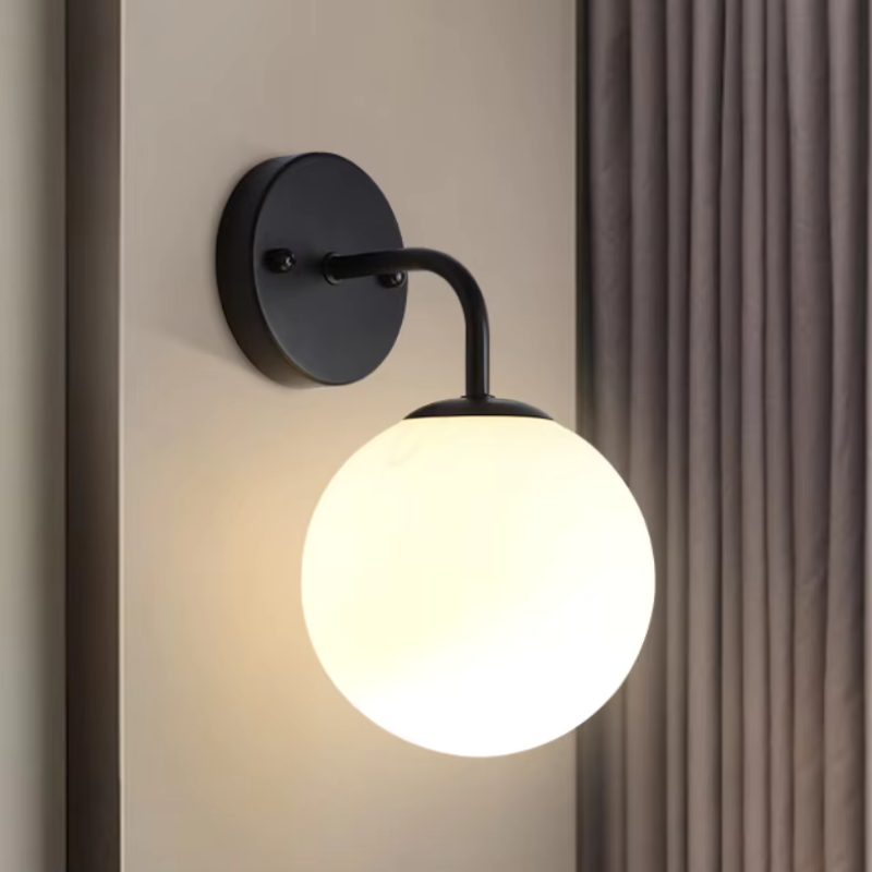 Halo Crest Wall Sconce - Modern LED Wall Light Fixture for Bedroom, Living Room & Hallway - Elegant Home Decor Lighting with Adjustable Brightness