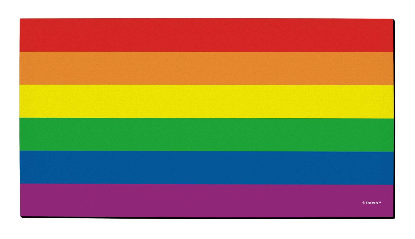 Rainbow Pride Flag Doormat - LGBTQ+ Gifts for Home Decor, Welcome Mat for Front Door - Perfect for Pride Month, Coming Out Parties & LGBTQ Support