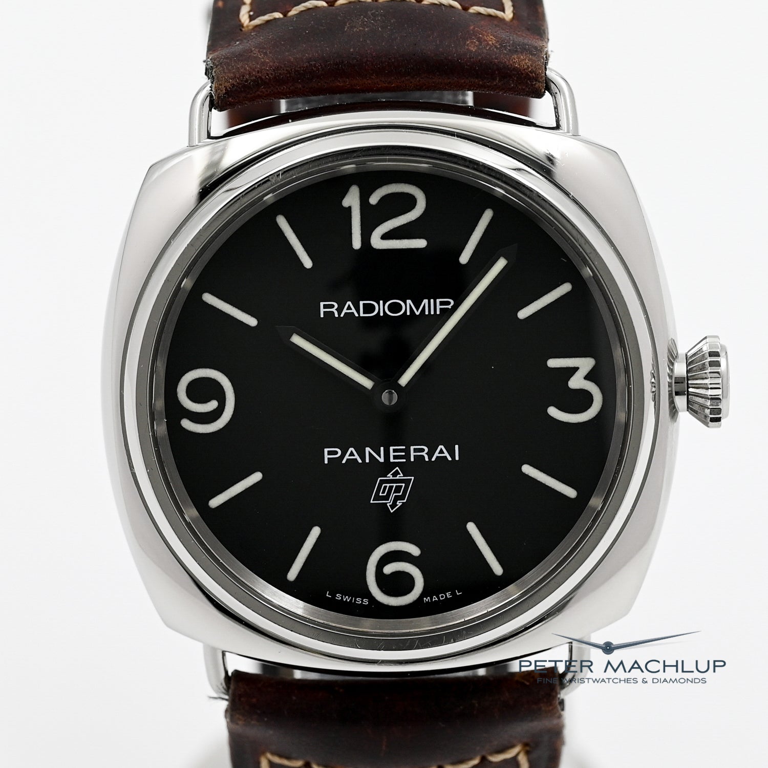 Panerai Radiomir Base Logo 2023 - Luxury Automatic Watch for Men - Waterproof & Stainless Steel - Perfect for Business, Formal Events & Collectors